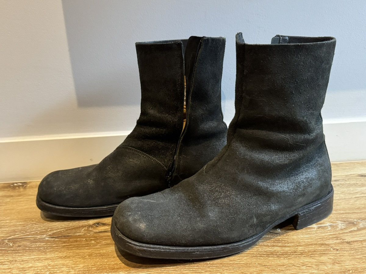 Maison Margiela Maison Margiela Square Toes Artisanal Boots Size US 11 / EU 44 - 1 Thumbnail