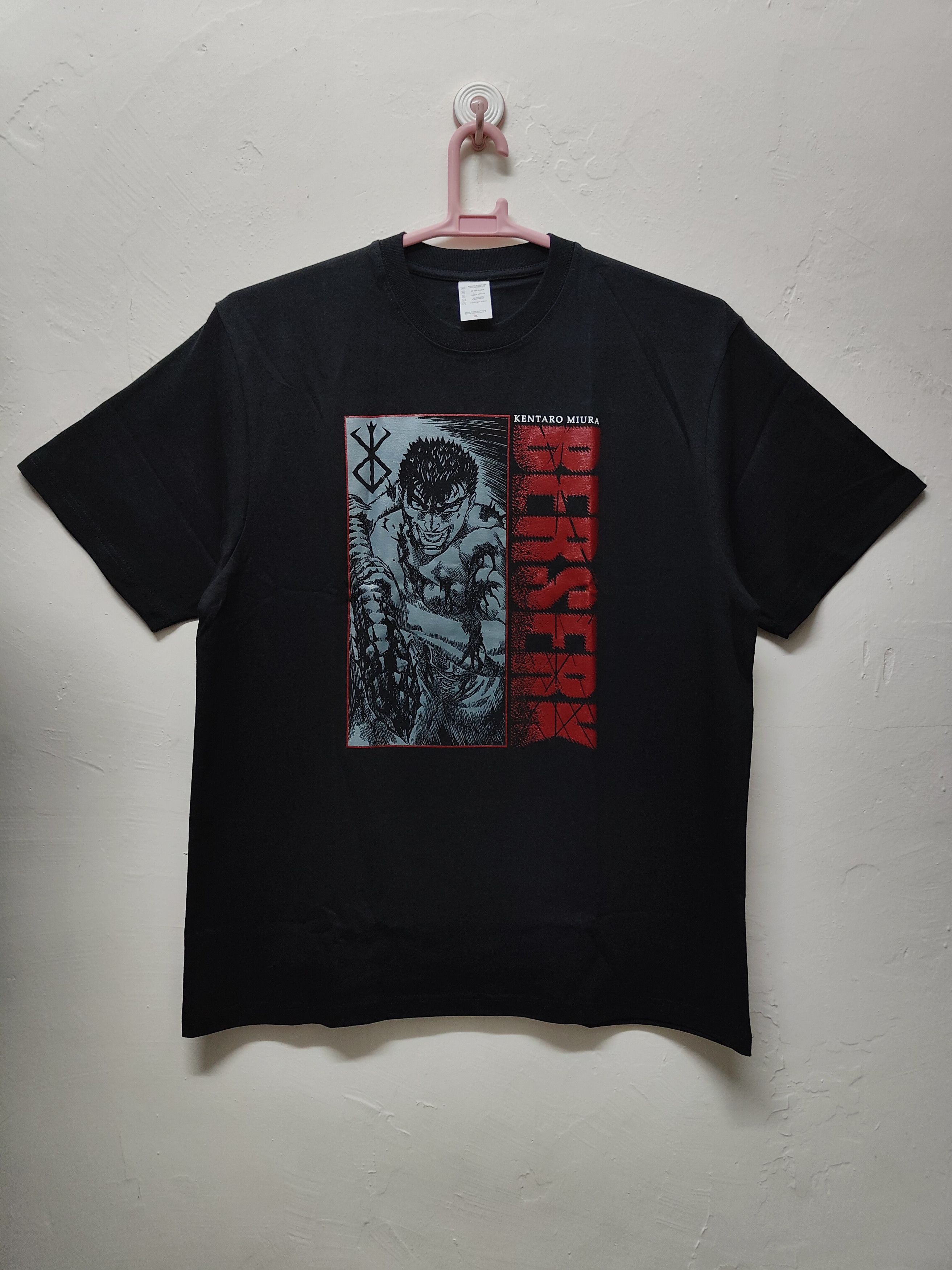 image of Anima Berserk Guts Rage T-Shirt in Black, Men's (Size XL)