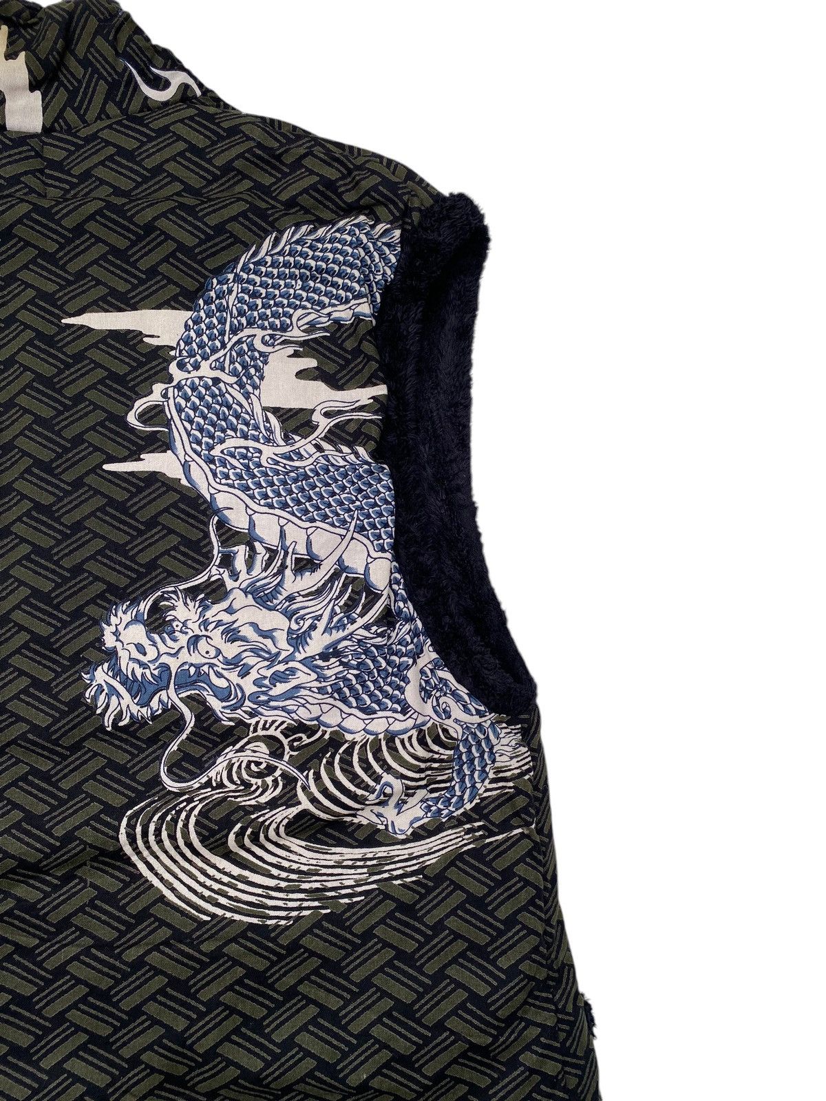 Japanese Brand × Vintage Vtg Vest Kimono Japan Dragon Size US L / EU 52-54 / 3 - 5 Thumbnail