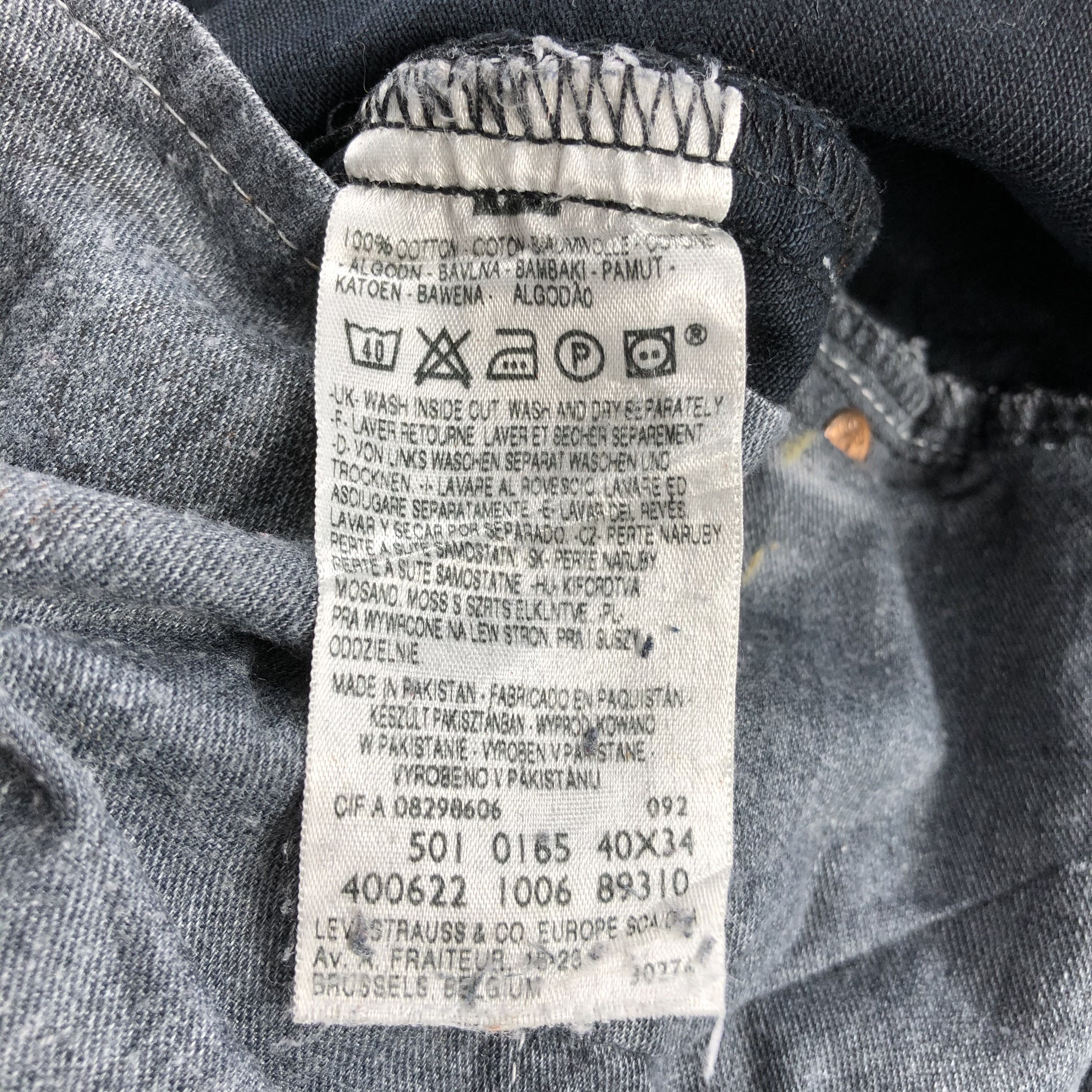 Levi's Vintage 90s Levis 501 Earth Tone Jeans-JM2304 Size US 41 - 15 Thumbnail