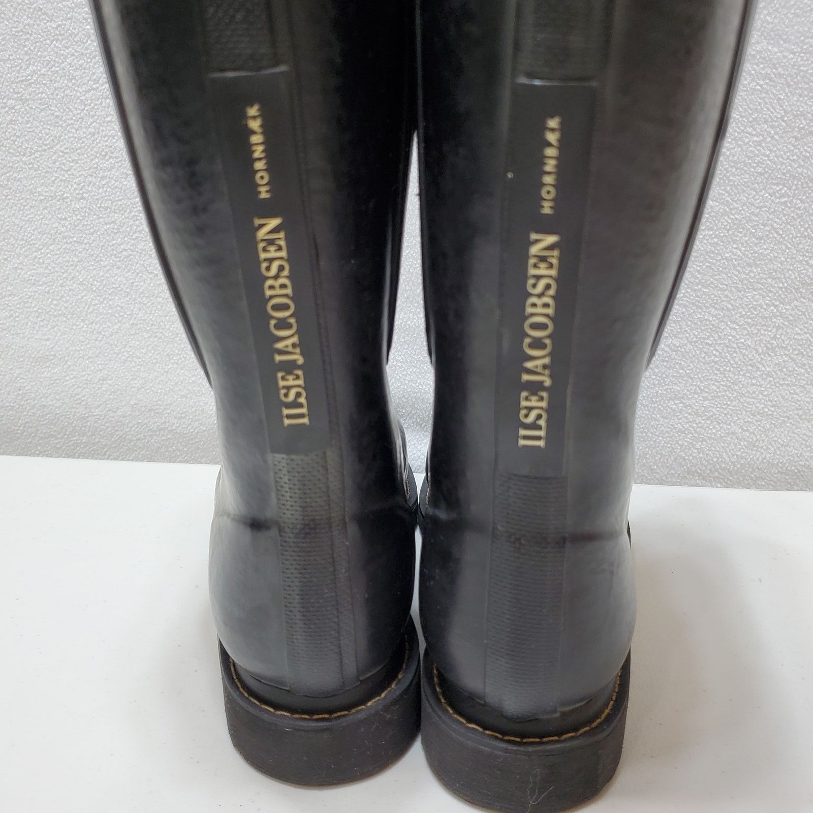 Ilse Jacobsen Isle Jacobsen Hornbach Rain Boots Womens 40/9.5 Black Tall Size US 9.5 / IT 39.5 - 7 Thumbnail