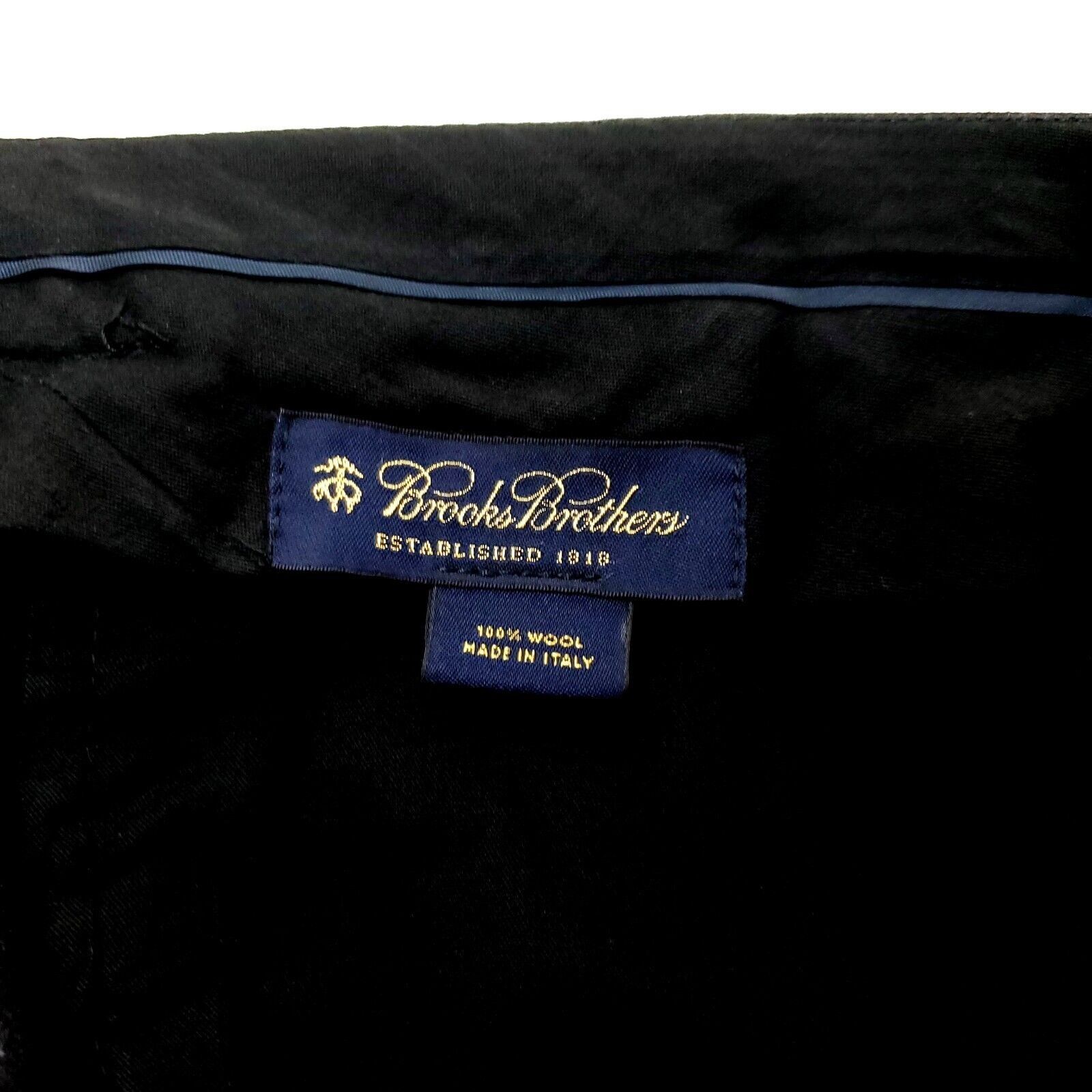 Brooks Brothers Brooks Brothers Worsted Wool Dress Pants 43/25 Gray Flat Fro Size 44S - 3 Thumbnail