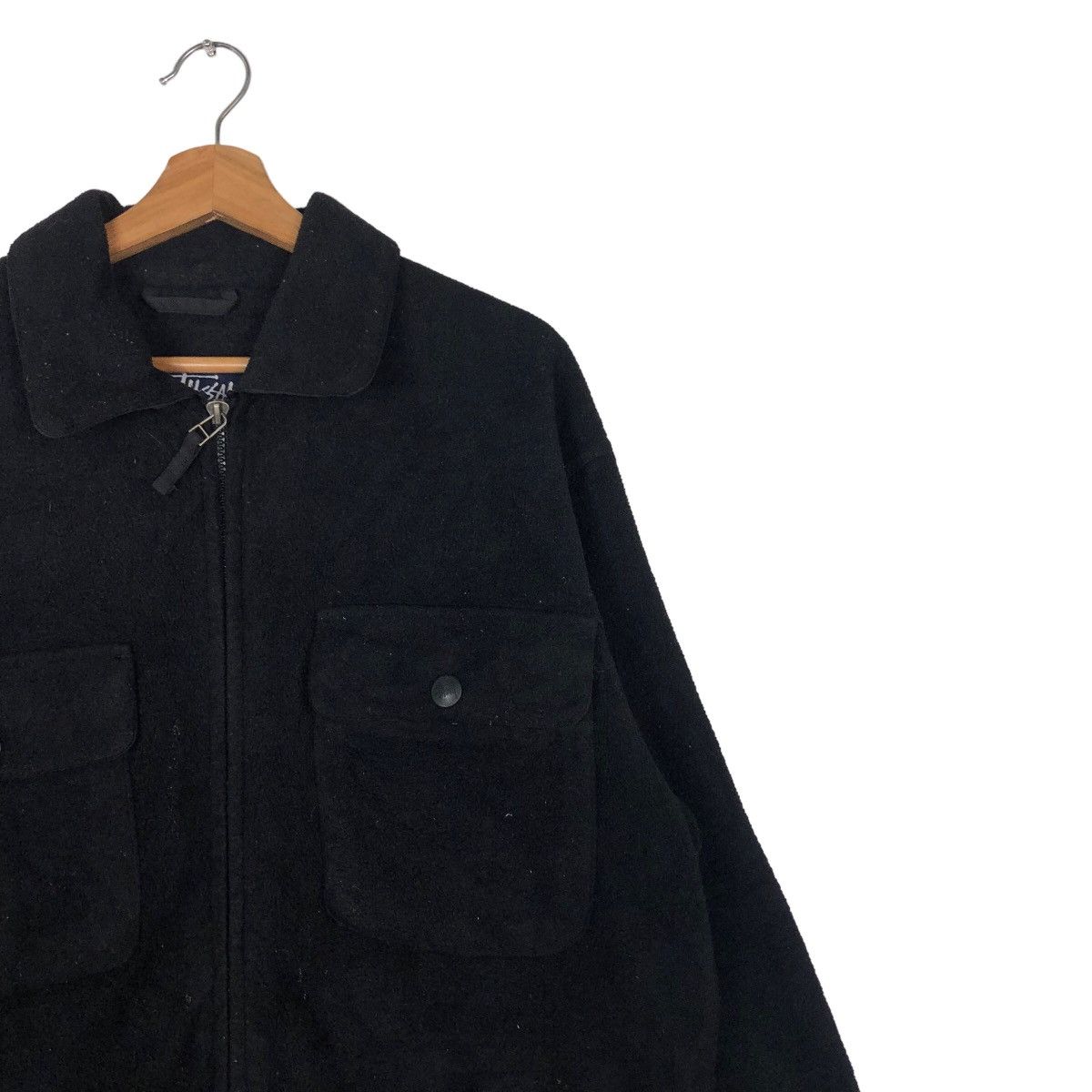 Stussy 🔥Vintage Stussy Zipper Jacket Big Pocket Biker Wear Size US M / EU 48-50 / 2 - 6 Thumbnail
