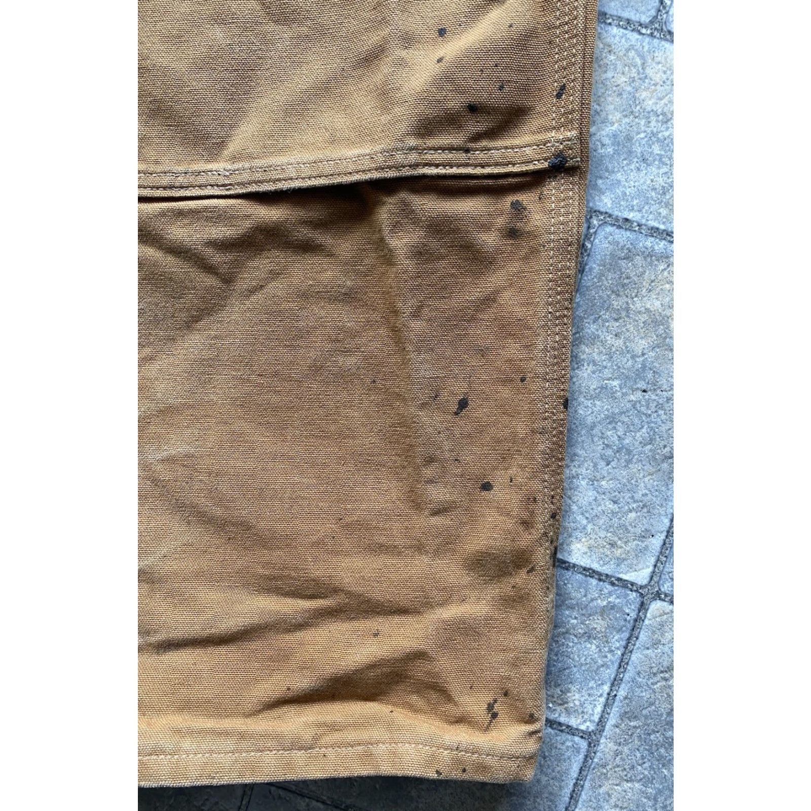 Carhartt Carhartt Double Knee Mens Pants 38x30 Brown Made In USA Paint Flaws Wear B01-BRN Size US 38 / EU 54 - 5 Thumbnail