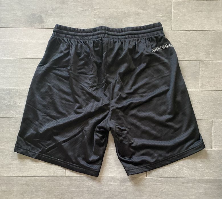 Chrome Hearts Chrome Hearts Mesh Varsity Shorts Black | Grailed