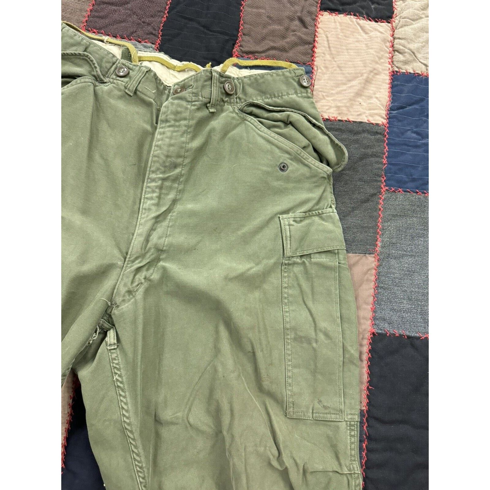 Other VTG Baggy M1951 US Army Military OG Field M51 Pant W32 X L28 Size US 32 / EU 48 - 6 Thumbnail