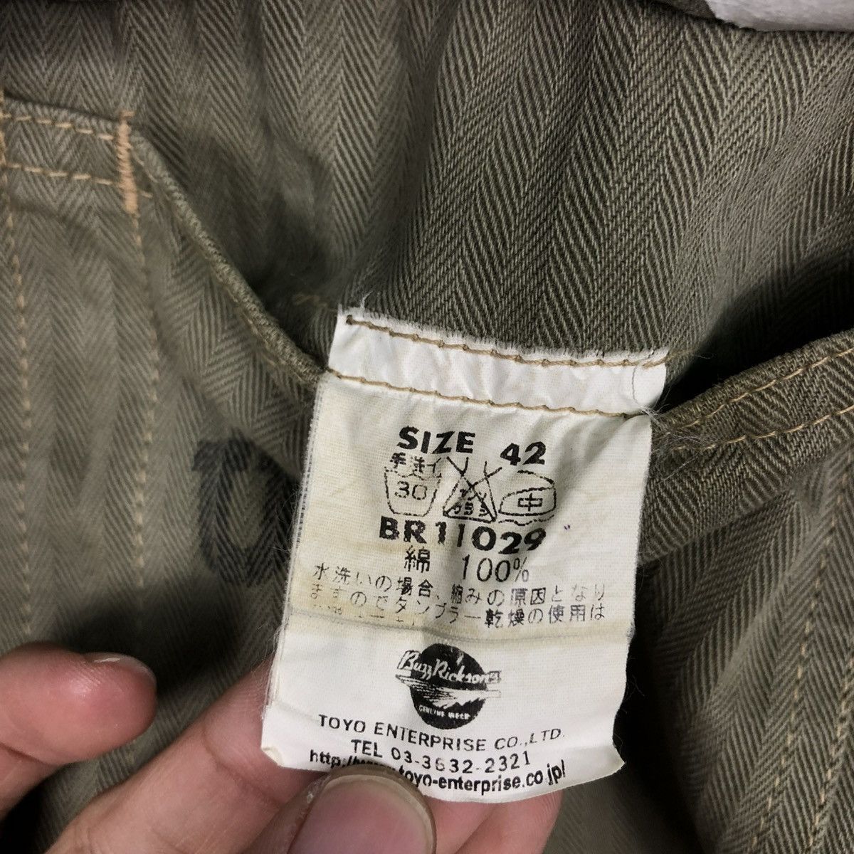 Buzz Rickson's 🔥TRUE VINTAGE REPRODUCTION 1940’s PW44 JACKET USMC HBT USA Size US M / EU 48-50 / 2 - 17 Thumbnail