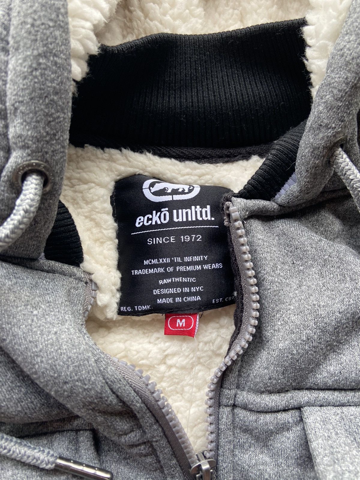 Ecko Unltd. Crazy Vintage NWT Ecko Untld Sherpa Lined Hoodie Size US M / EU 48-50 / 2 - 3 Thumbnail