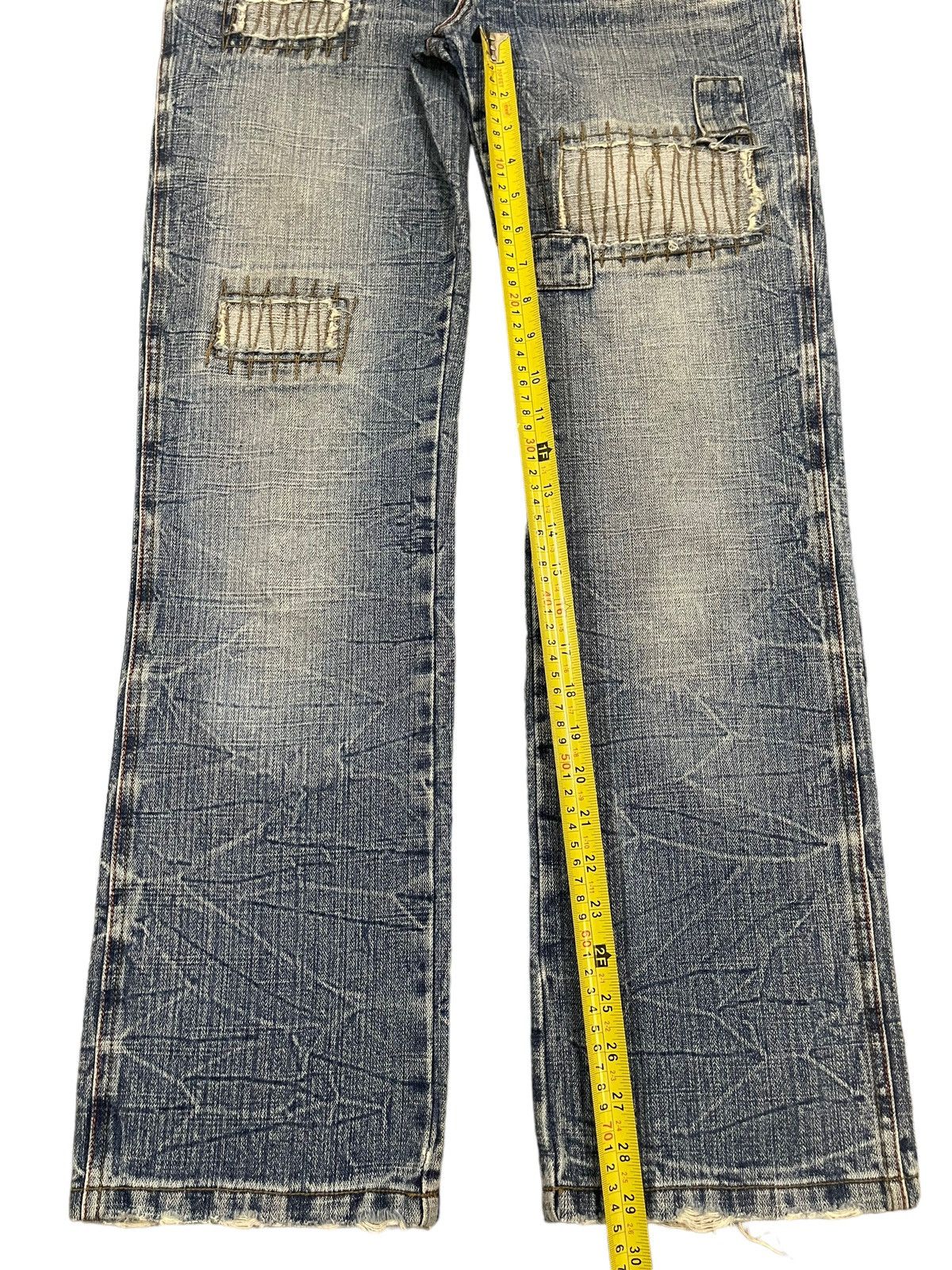 Hysteric Glamour Vintage Japanese Brand Blue Wash Distressed Style Jeans Size US 30 / EU 46 - 12 Thumbnail