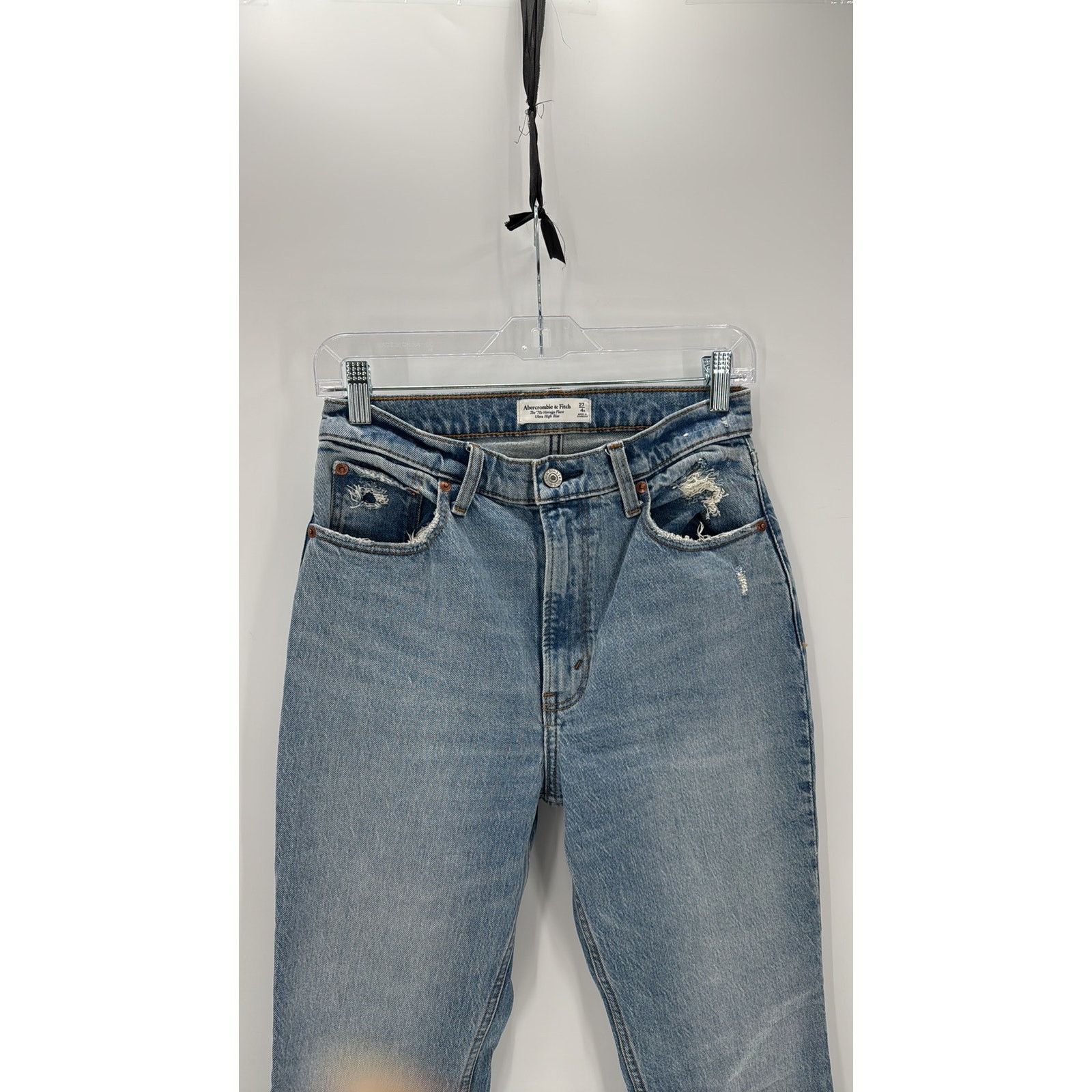 Abercrombie & Fitch Abercrombie & Fitch 70s vintage Flare ultra high rise 4/27 Size 27" / US 4 / IT 40 - 3 Thumbnail