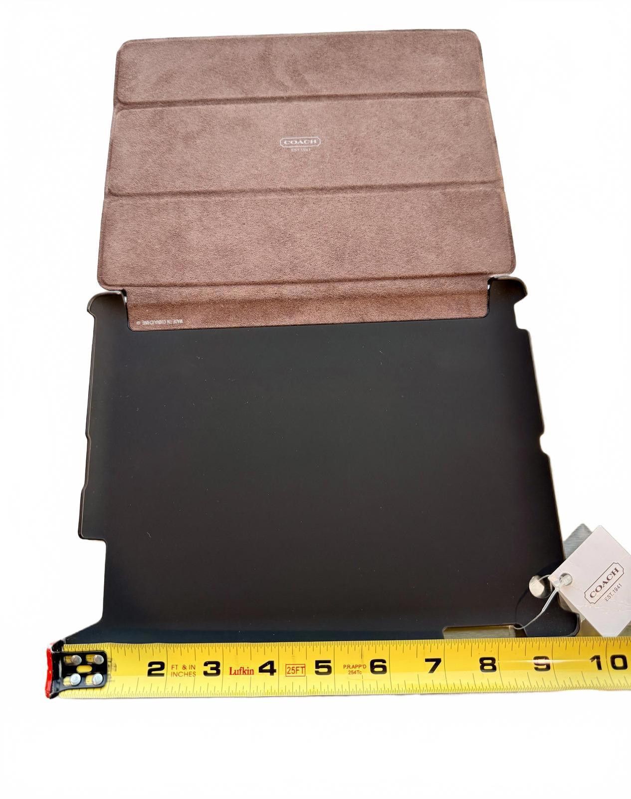 Coach Coach F66018Mahogany Leather iPad Case Cover Smart Stand NWT Size ONE SIZE - 8 Thumbnail