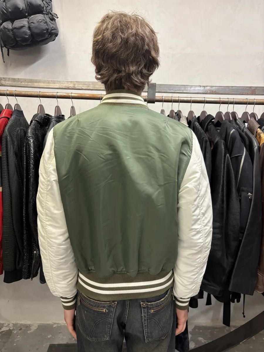 Comme des Garcons Comme des Garçons Ganryu White & Olive Bomber Jacket Size US S / EU 44-46 / 1 - 3 Thumbnail