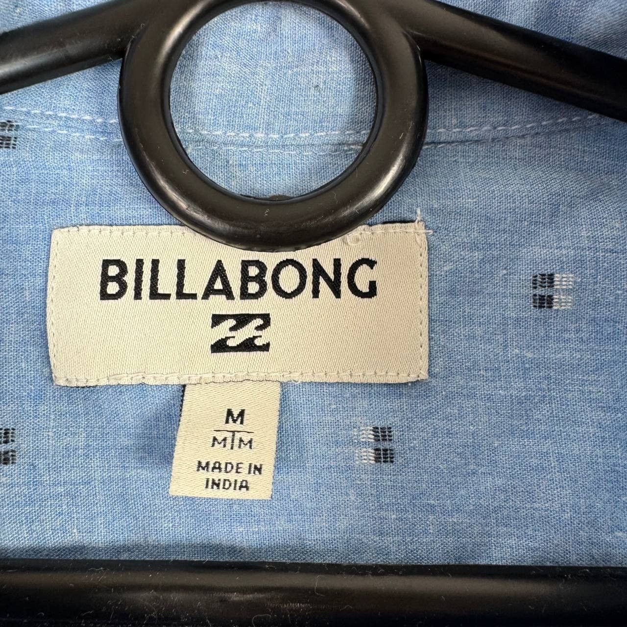 Billabong Billabong Short Sleeve Button Up Shirt Blue Mens Size M Size US M / EU 48-50 / 2 - 3 Thumbnail