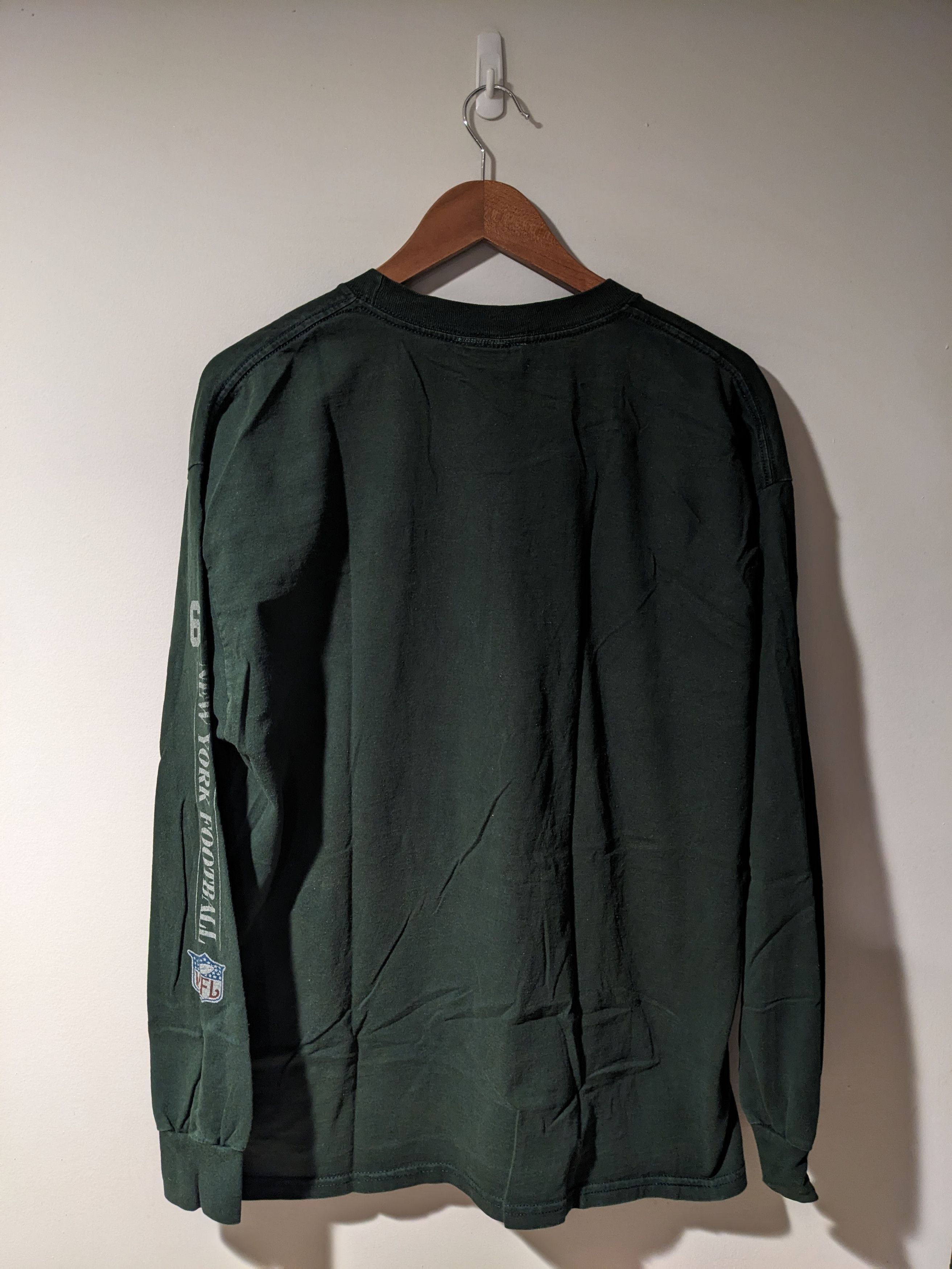 NFL × Vintage Vintage 90s New York Jets NFL Football Long-Sleeve T-Shirt Size US XL / EU 56 / 4 - 12 Thumbnail