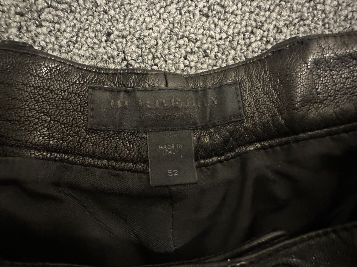 Burberry Prorsum Burberry Prorsum ss11 leather biker pants size IT 52 Size US 34 / EU 50 - 16 Thumbnail
