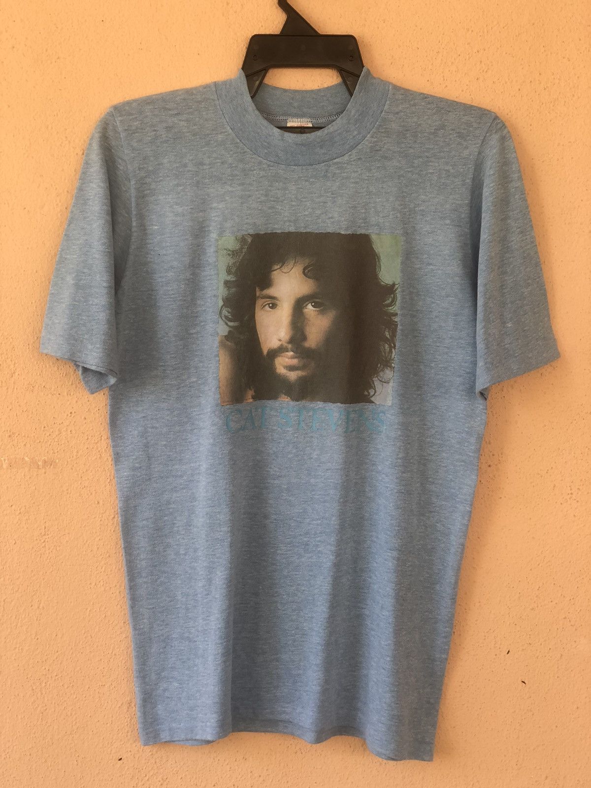 Band Tees × Vintage Vintage 70s CAT STEVENS Rock Legend Band Tee Size US S / EU 44-46 / 1 - 1 Thumbnail