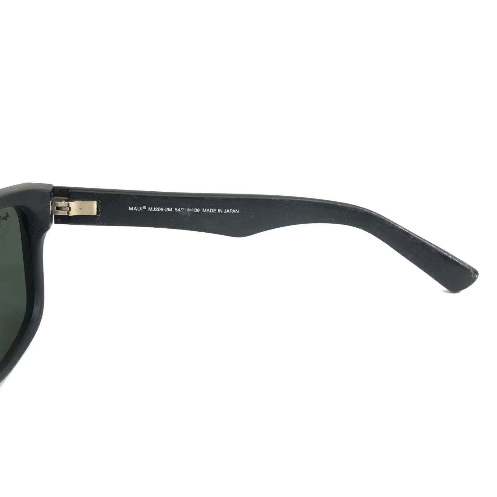 Vintage Maui Jim Sunglasses Cat Iii Mj209-2m Men Matte Black Neutral Gray Lenses Designer, Men's — image 6 of 6