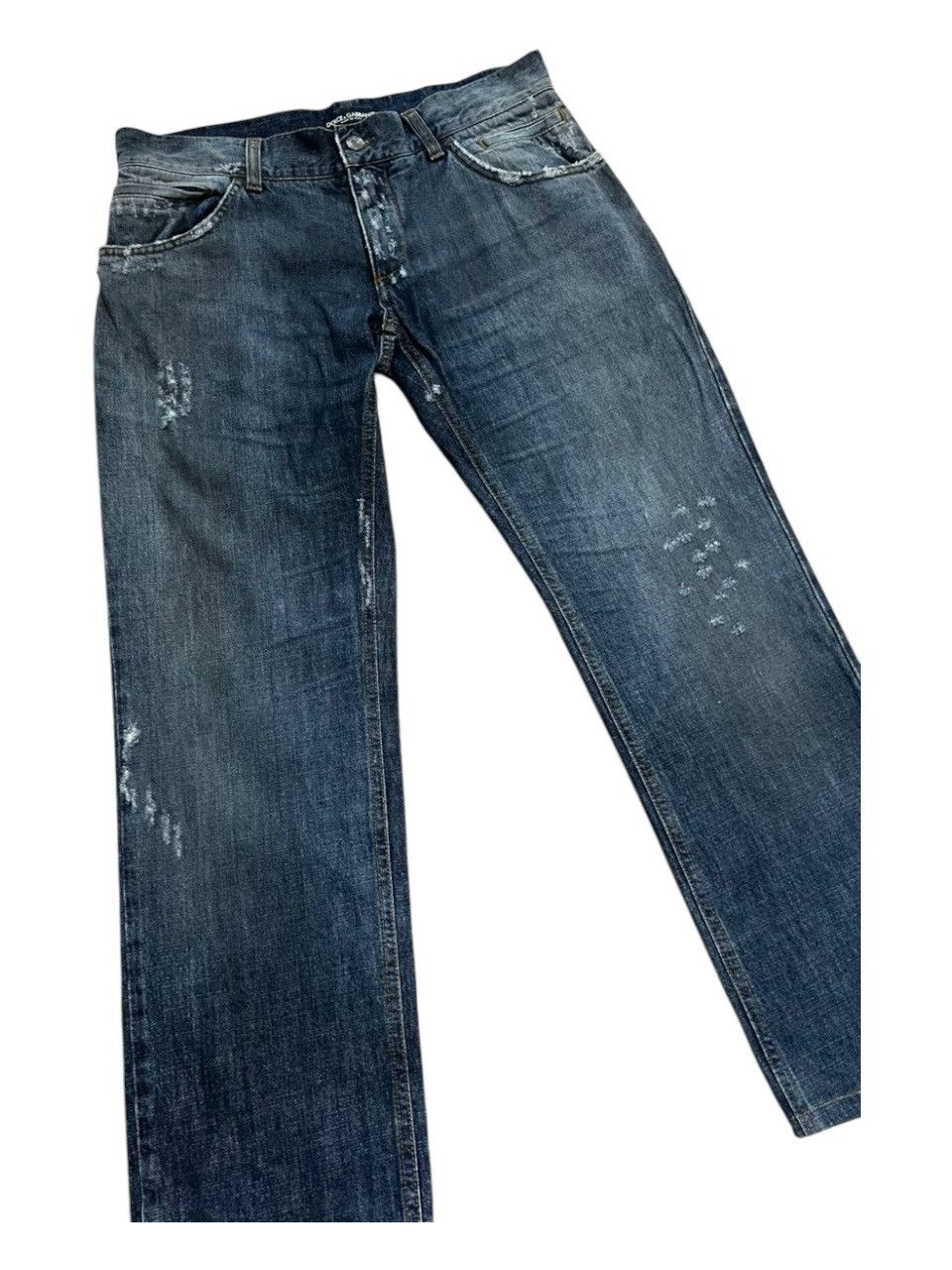 Dolce & Gabbana Dolce & Gabbana Distressed Denim Jeans Size US 34 / EU 50 - 10 Thumbnail