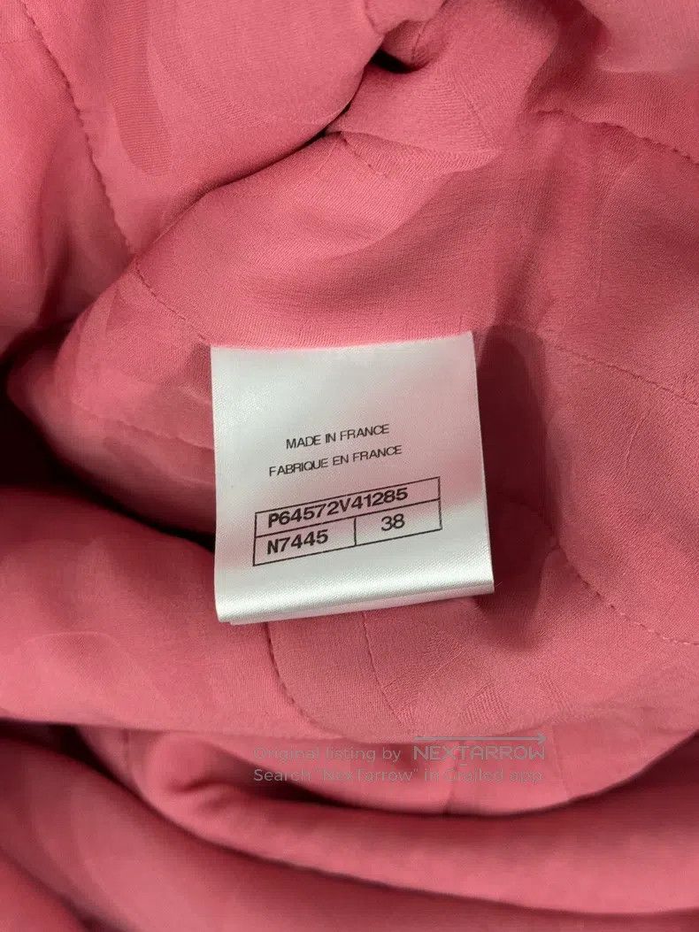 Chanel Chanel Pink tweed four-pocket jacket Size XS / US 0-2 / IT 36-38 - 5 Thumbnail