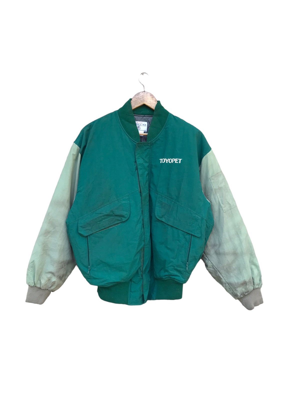 Japanese Brand RARE VINTAGE TOYOTA TECNO TOYOPET BOMBER JACKET RACING Size US L / EU 52-54 / 3 - 2 Thumbnail