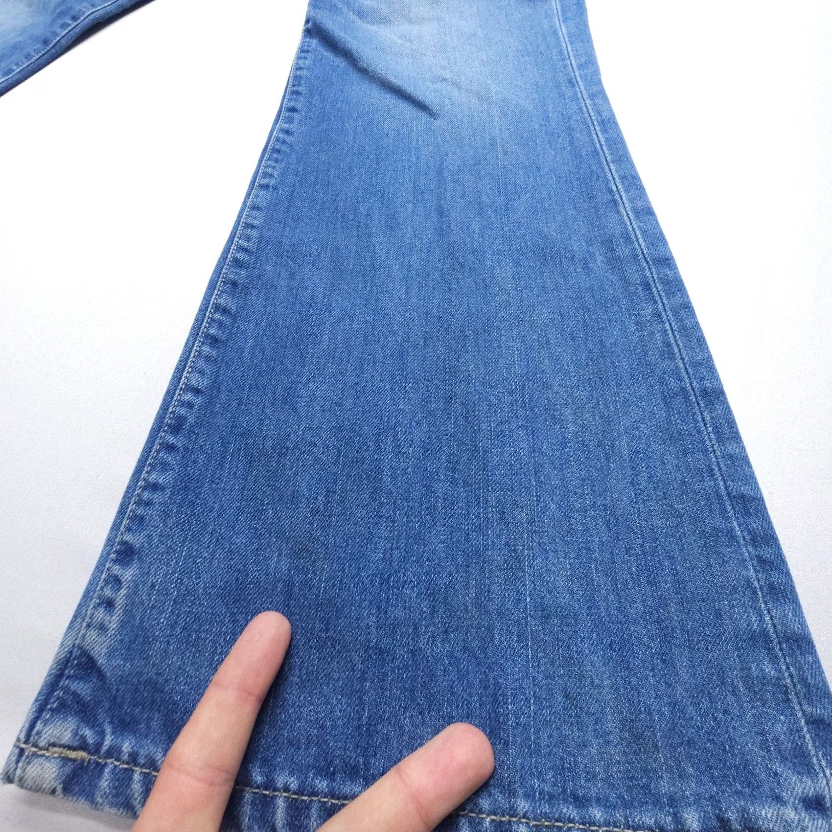 Diesel Diesel Jeans Flare Bootcut Denim Womens Size 32 Blue Made in Italy 5-Pocket Logo Stretch Regular Fit 31x30" IN Denim Size 24" / US 00 / IT 34 - 5 Thumbnail