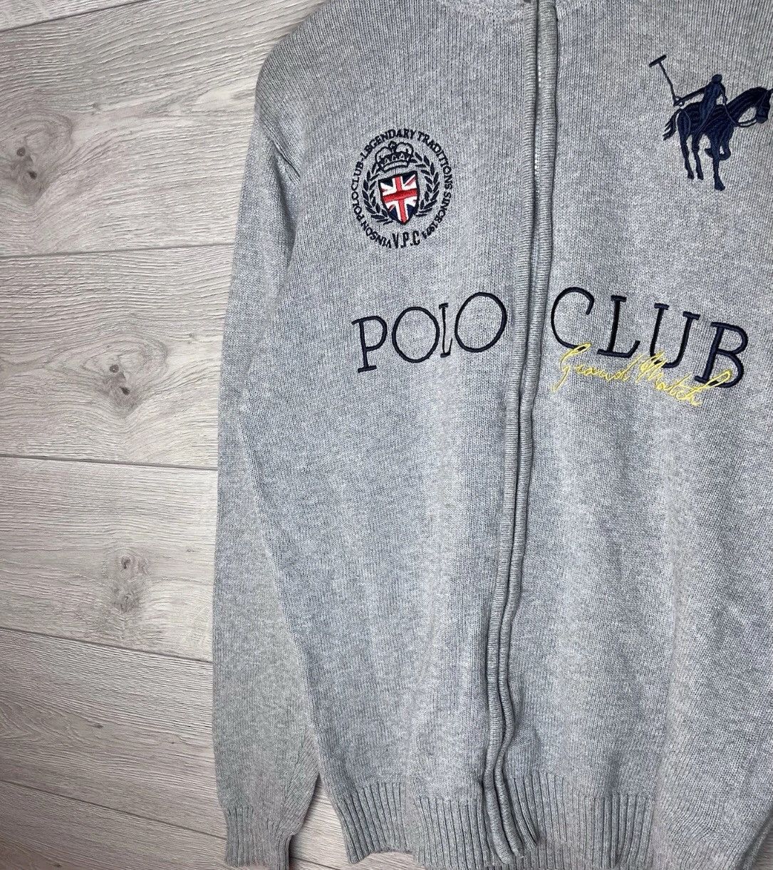 Polo Ralph Lauren Men fool zip Polo club size L vintage Y2K Size US L / EU 52-54 / 3 - 6 Thumbnail