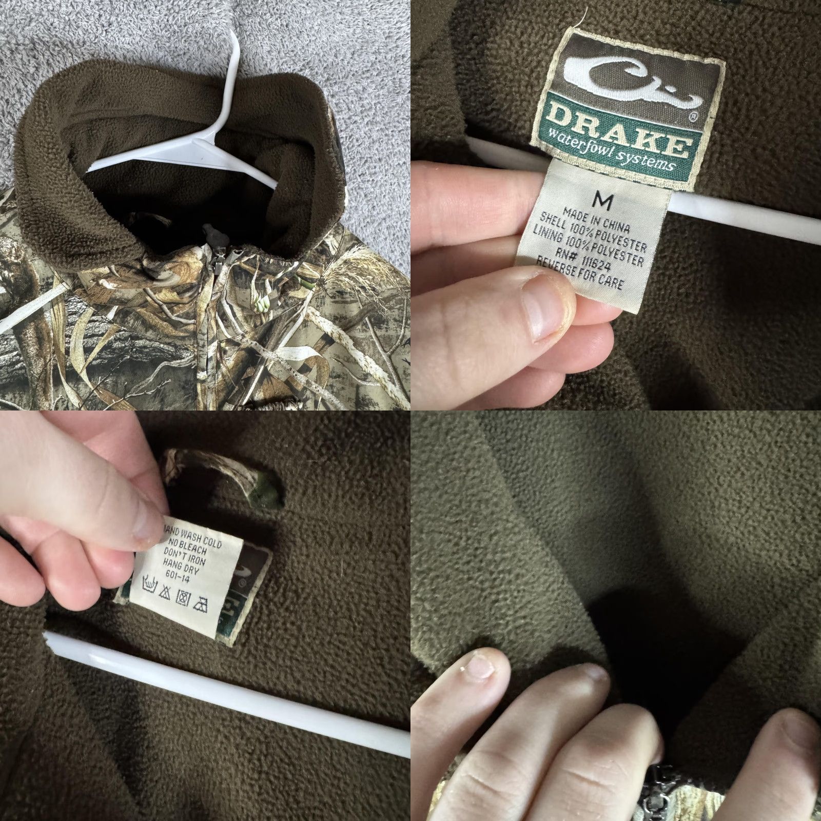 Vintage Drake Jacket Mens Medium Brown Camo Realtree Softshell Hunting Parka Size US M / EU 48-50 / 2 - 8 Thumbnail