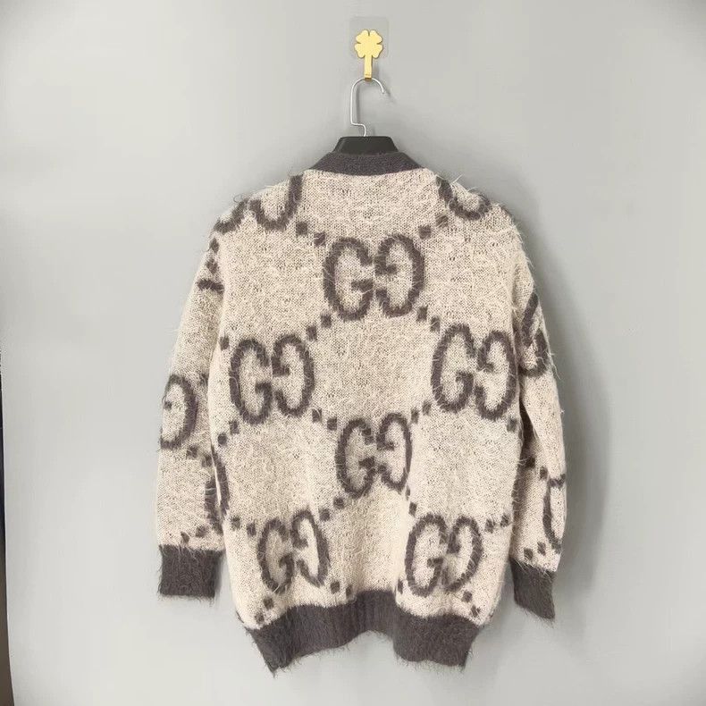 Gucci gucci ss24 black gray cashmere cardigan Size US XXS / EU 40 - 8 Thumbnail