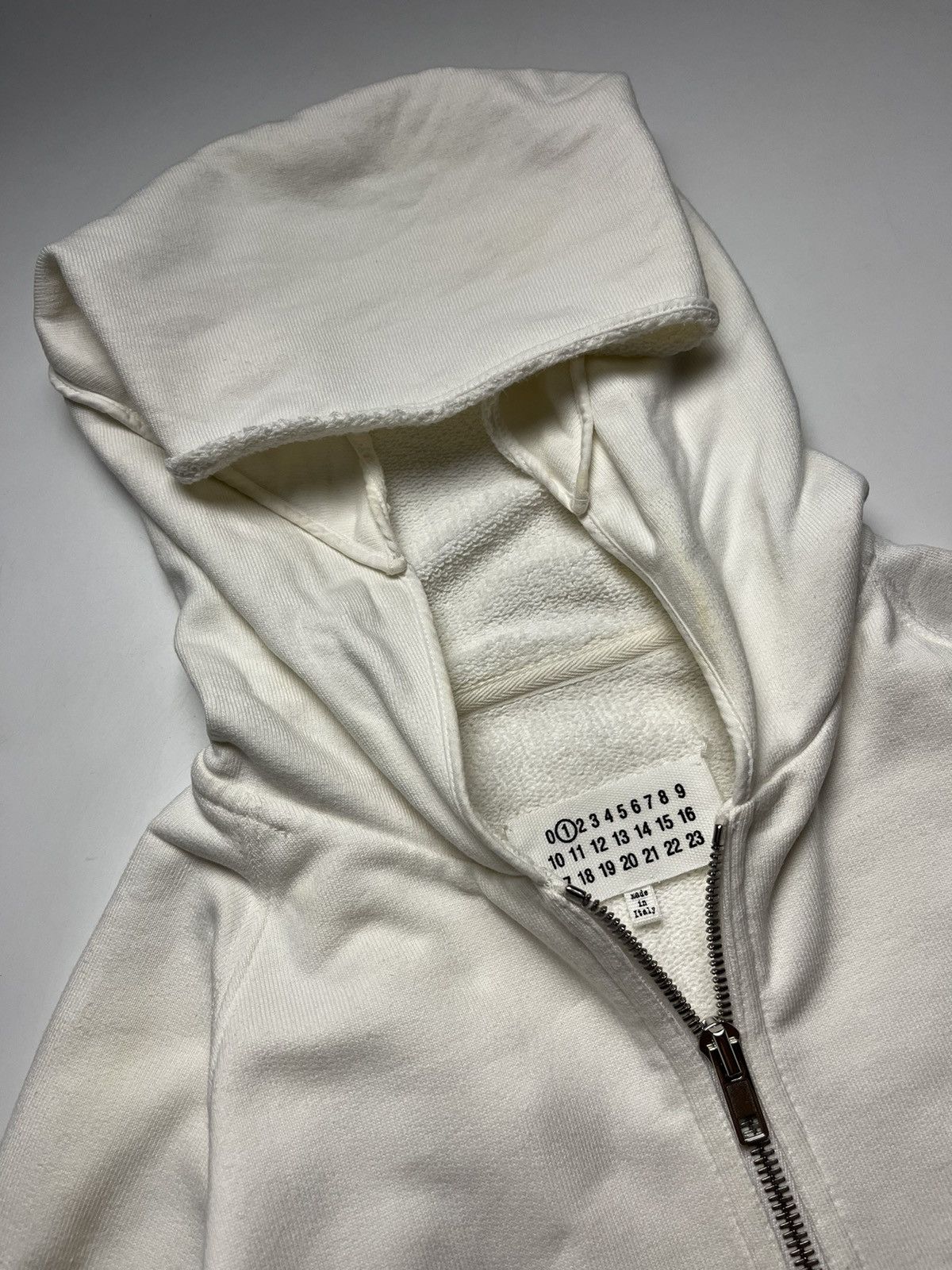 Maison Margiela Maison Margiela SS21 Cropped Zip-Up Hoodie Size S / US 4 / IT 40 - 13 Thumbnail