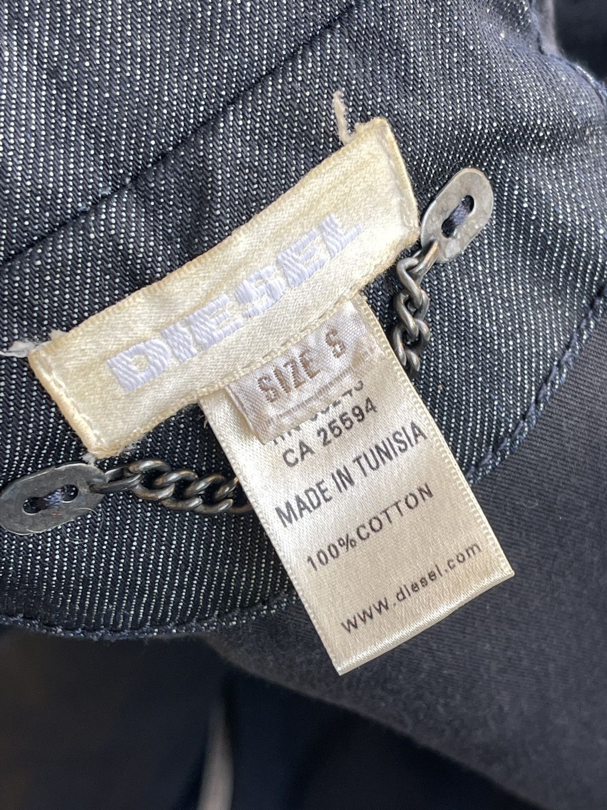 Diesel Diesel Denim Puffer Dragon Vest Size US S / EU 44-46 / 1 - 8 Thumbnail