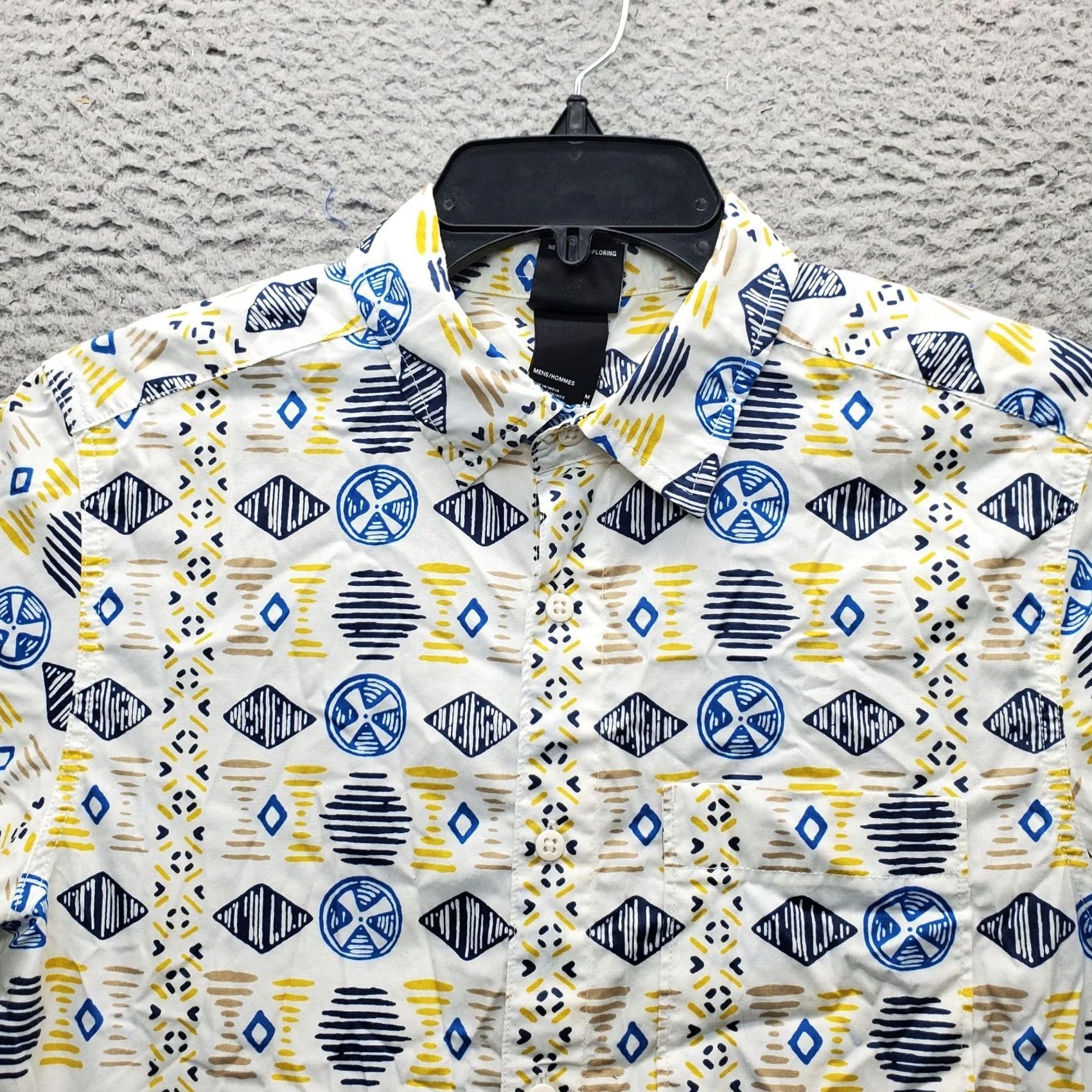 The North Face The North Face Mens Shirt Geometric Short Sleeve Collared Button Up M Multicolor Size US M / EU 48-50 / 2 - 7 Thumbnail