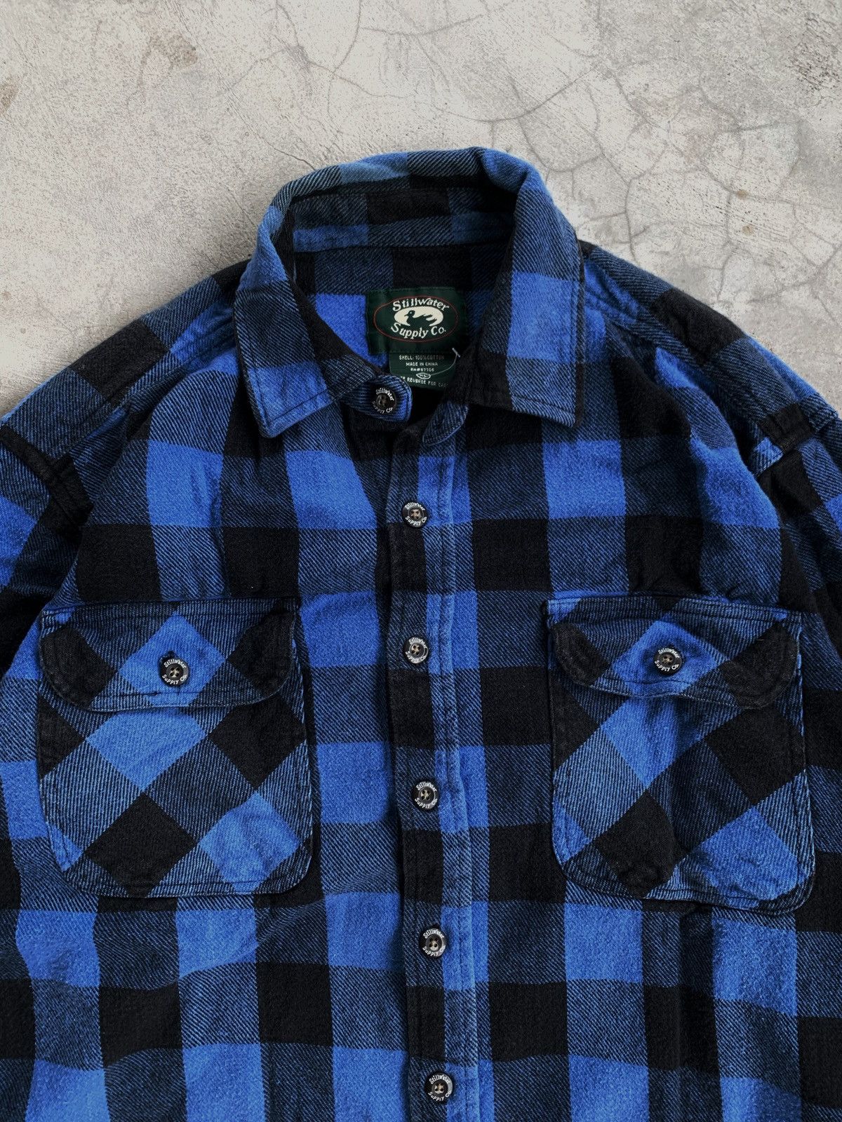 Vintage Cropped button up shirt double pocket S&S boxy Size US L / EU 52-54 / 3 - 5 Thumbnail