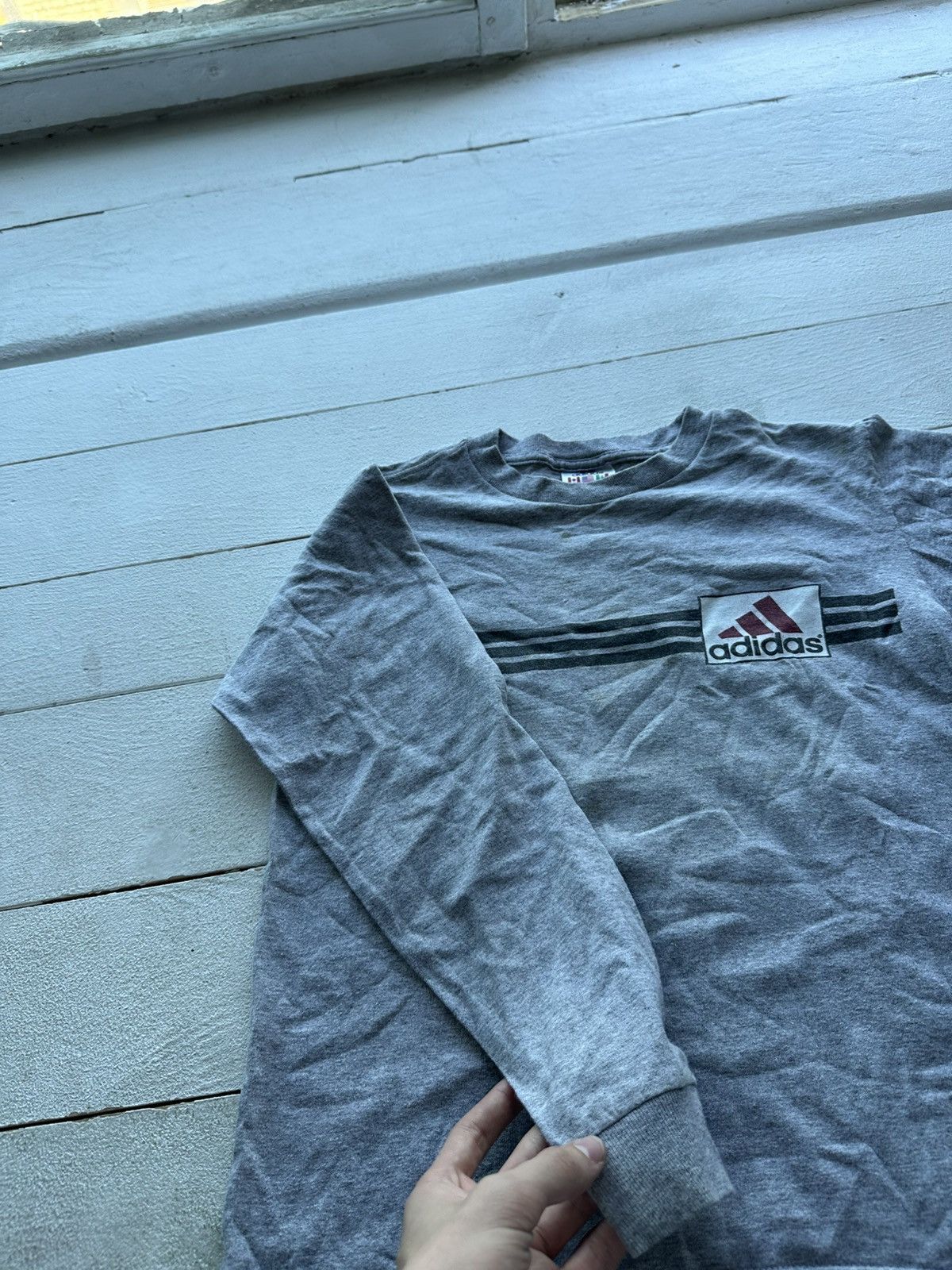 Adidas USA MADE unisex🚨 VNTG ADIDAS RARE T Y2K STYLE ARCHIVE OVER Size US XS / EU 42 / 0 - 9 Thumbnail