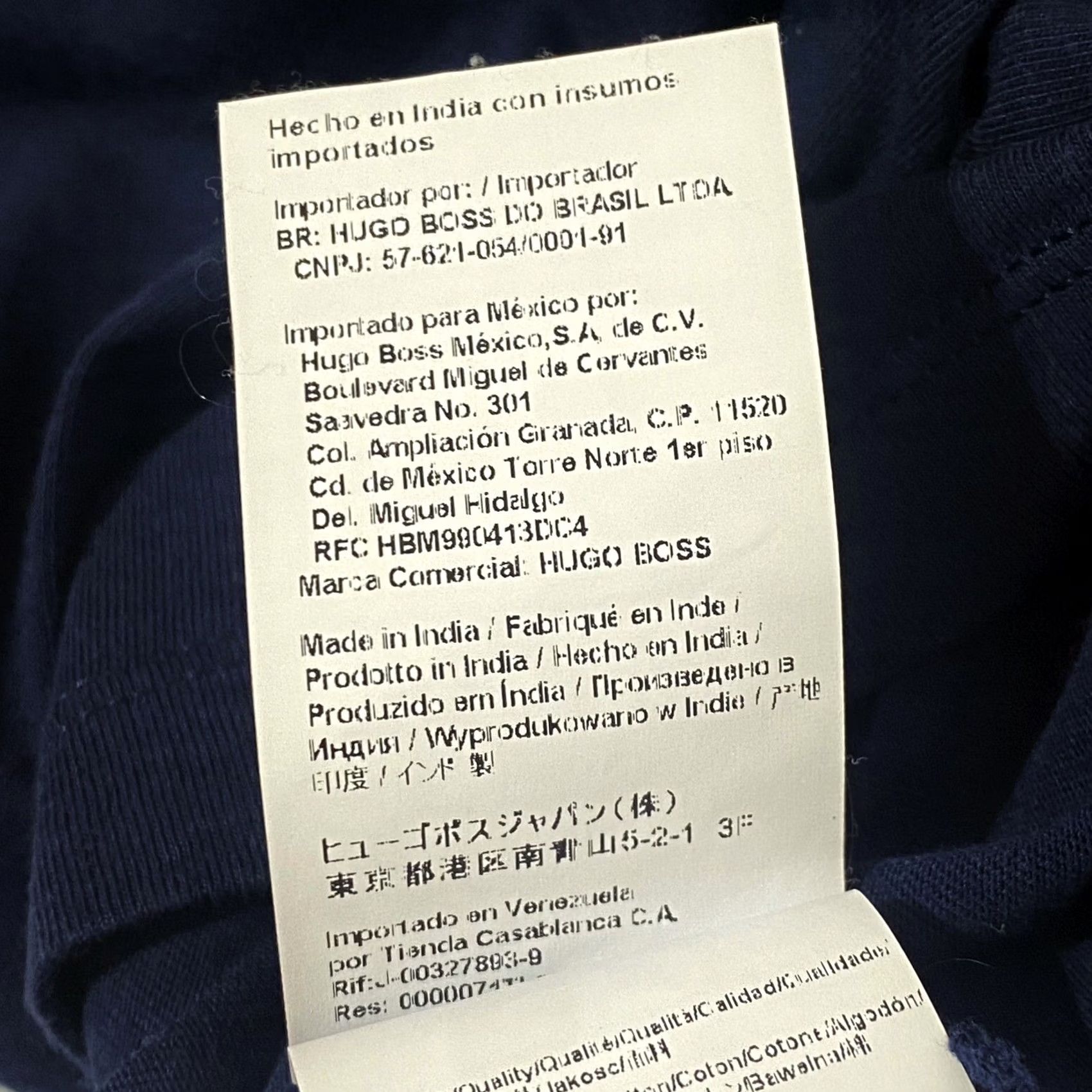 Hugo Boss HUGO BOSS Shirt Mens S Navy Blue Size Short Sleeve Top Pre Loved Size US S / EU 44-46 / 1 - 6 Thumbnail