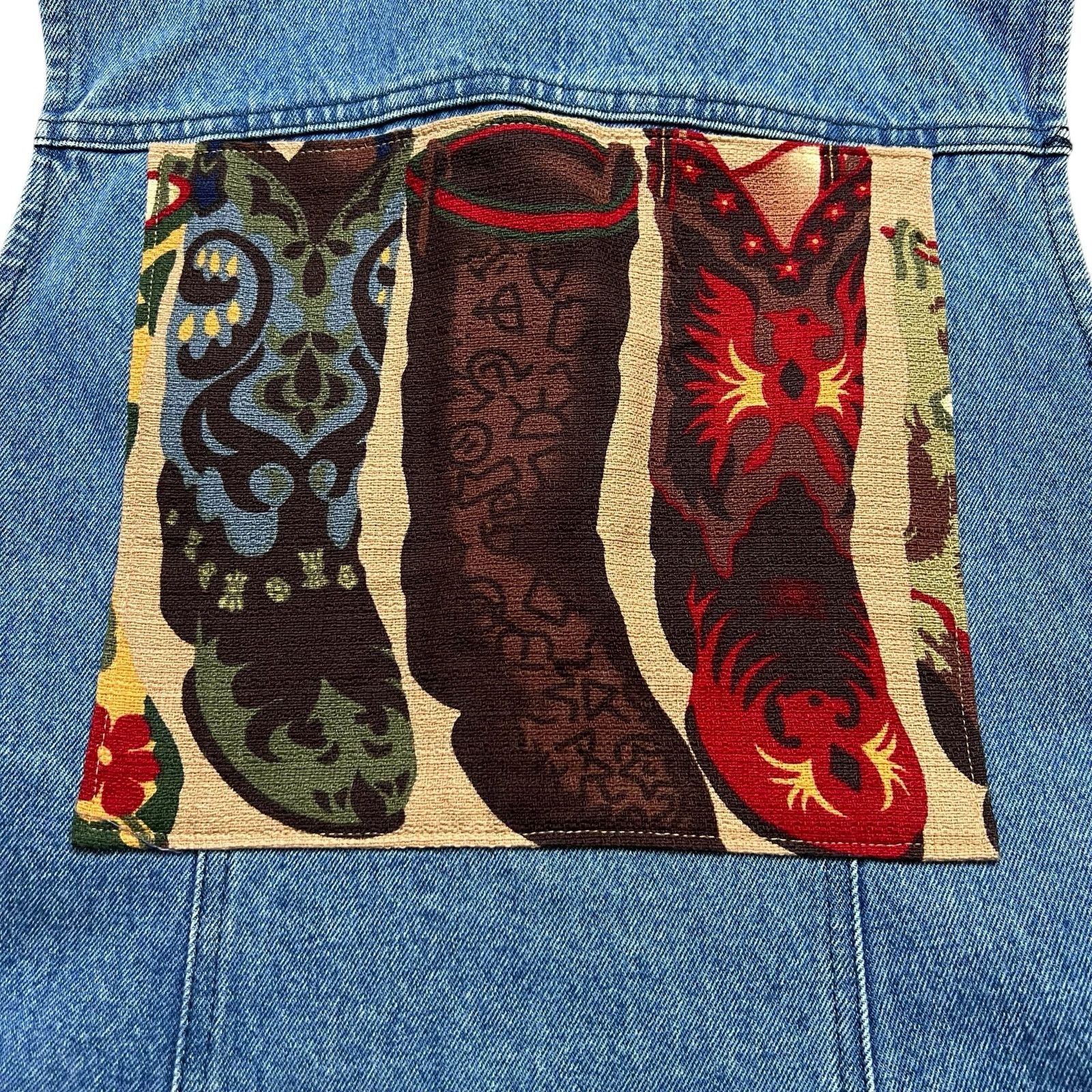 Vintage Vintage Denim Vest Western Cowboy Women Size M Size M / US 6-8 / IT 42-44 - 8 Thumbnail
