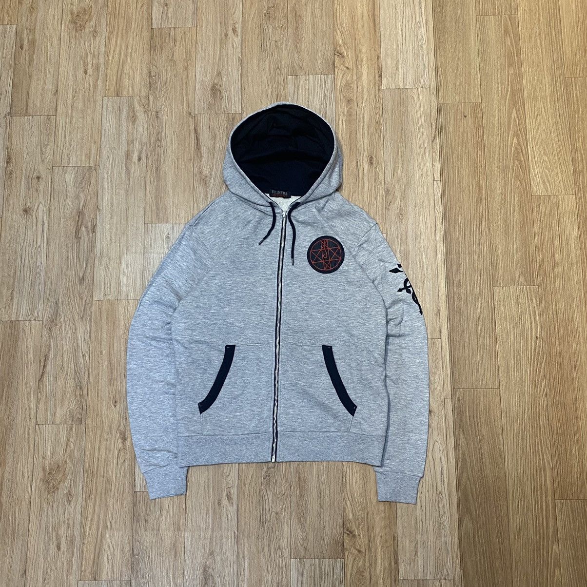 Anima Fullmetal Alchemist Zip Up Hoodie