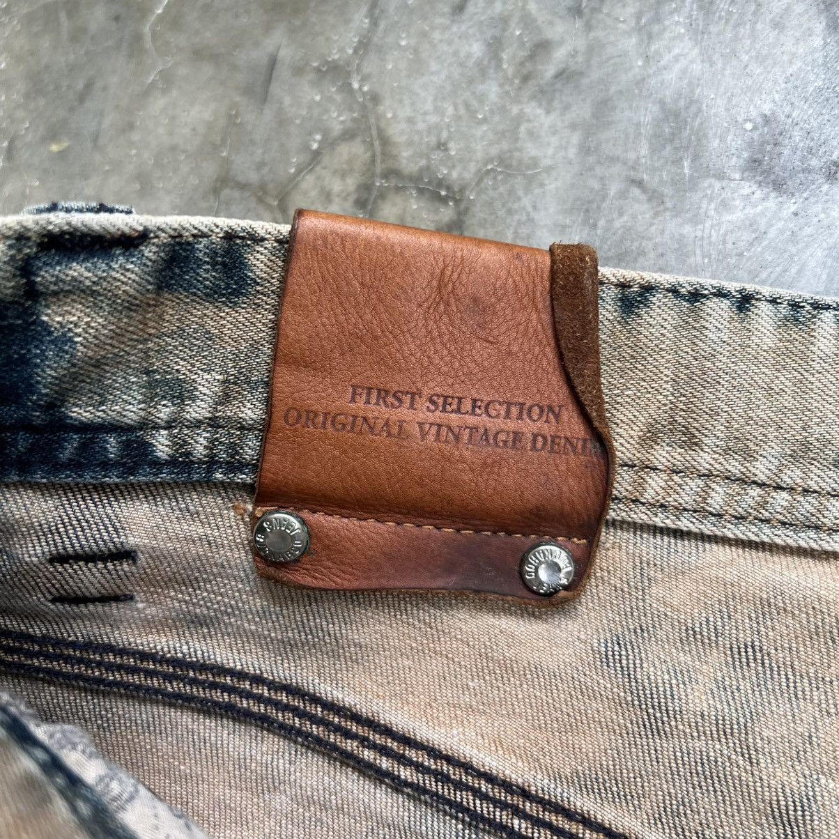 Kapital 2000s Buckaroo Kapital Style Boro Acid Wash Distressed Jeans Size US 31 - 13 Thumbnail
