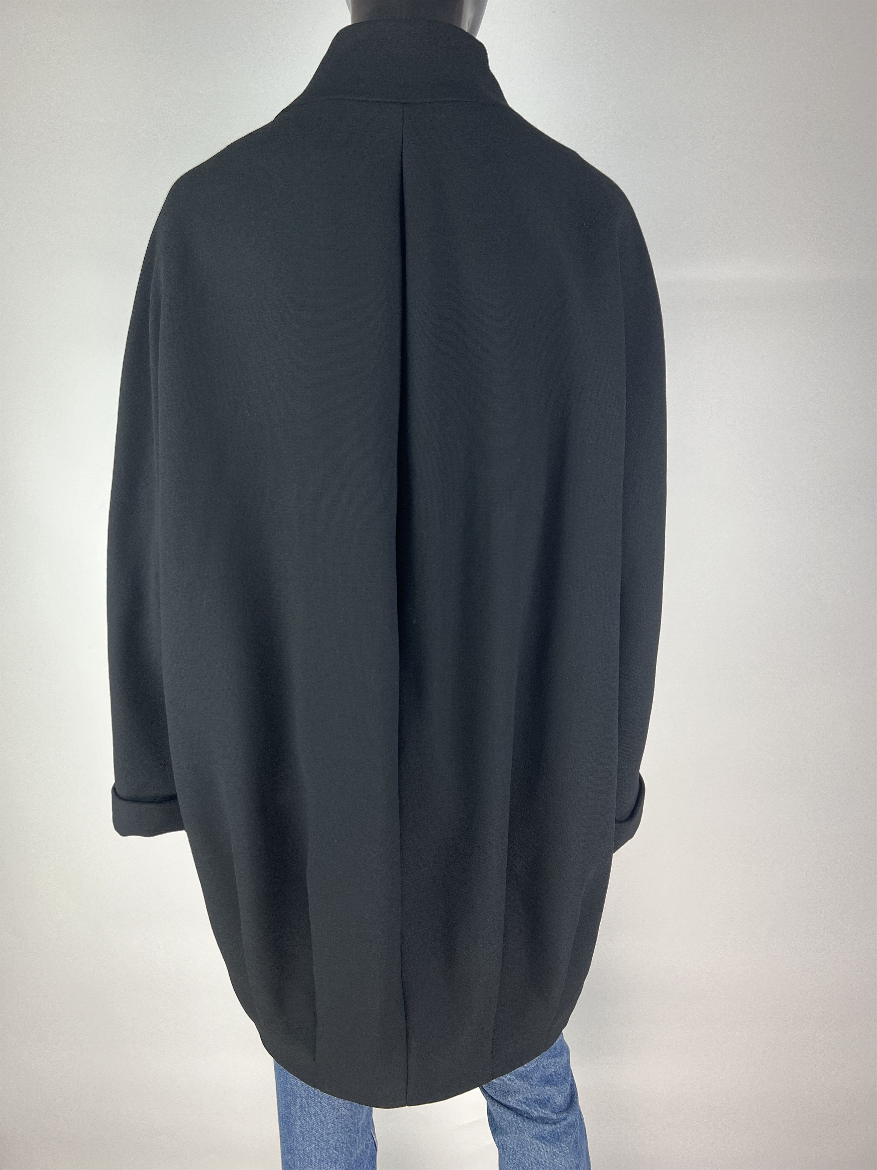 DOROTHEE SCHUMACHER Dorothee Schumacher Black Wool Coat Size M / US 6-8 / IT 42-44 - 2 Thumbnail
