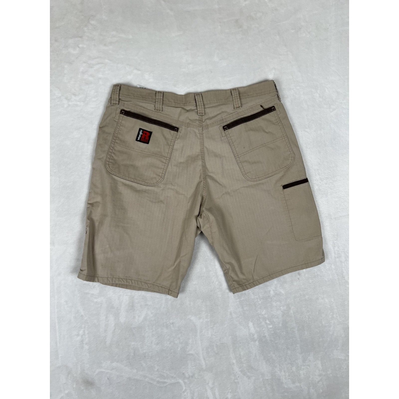 Wrangler Wrangler Riggs Workwear Beige Khaki Carpenter Shorts Size Size US 38 / EU 54 - 8 Thumbnail