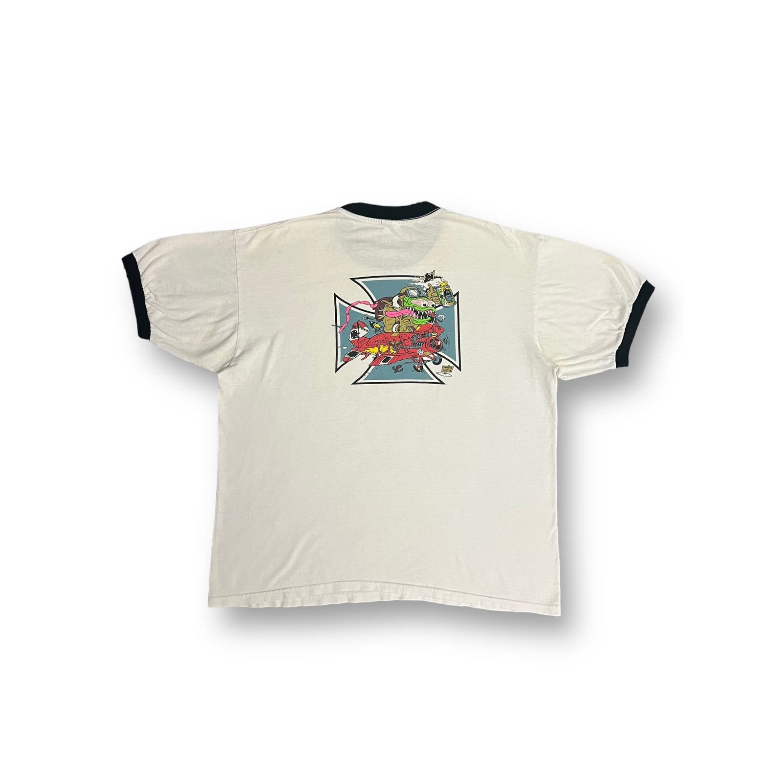 image of Frank Kozik Juxtapoz Art T-Shirt in White, Men's (Size XL)