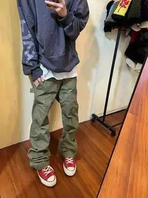 Japanese Brand VIBE Vintage logging casual rare cargo trousers Size US 32 / EU 48 - 4 Thumbnail