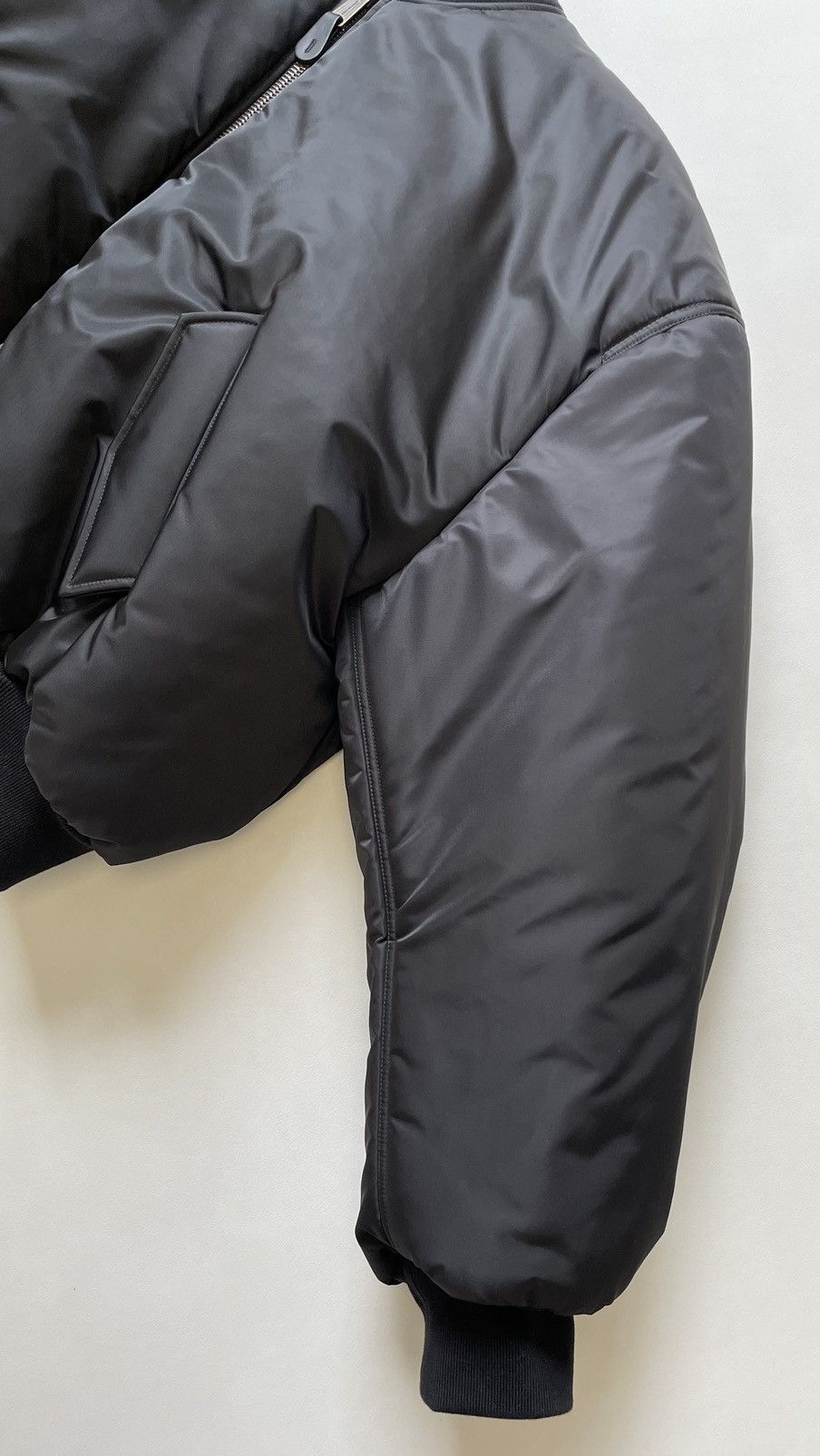 Balenciaga ‘Mud Show’ Black Nylon Padded Bomber Jacket Size US S / EU 44-46 / 1 - 22 Thumbnail