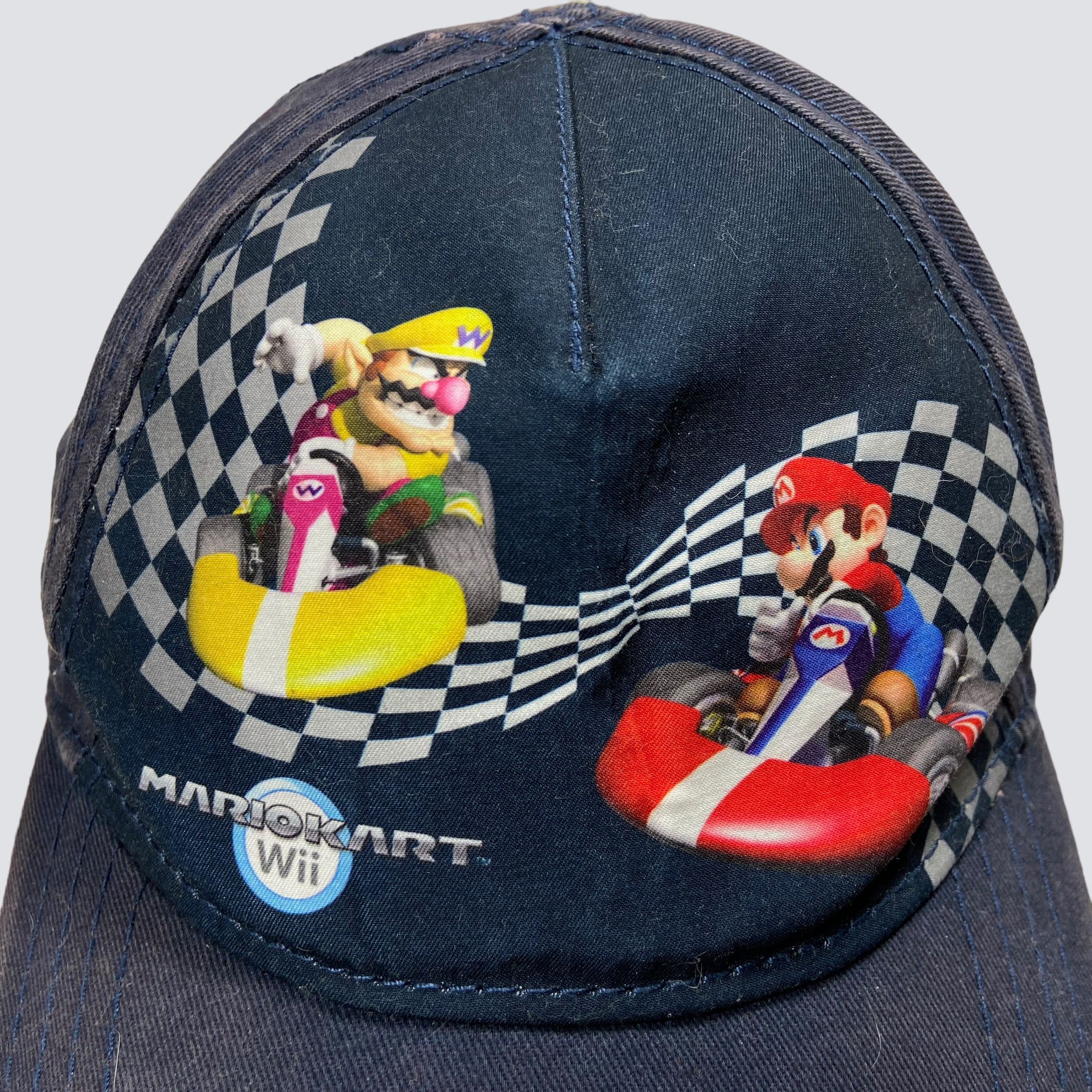 Disney MARIO KART 2008 WII Y2K PROMO RARE SUNFADED CAP - № 4122 Size ONE SIZE - 3 Thumbnail