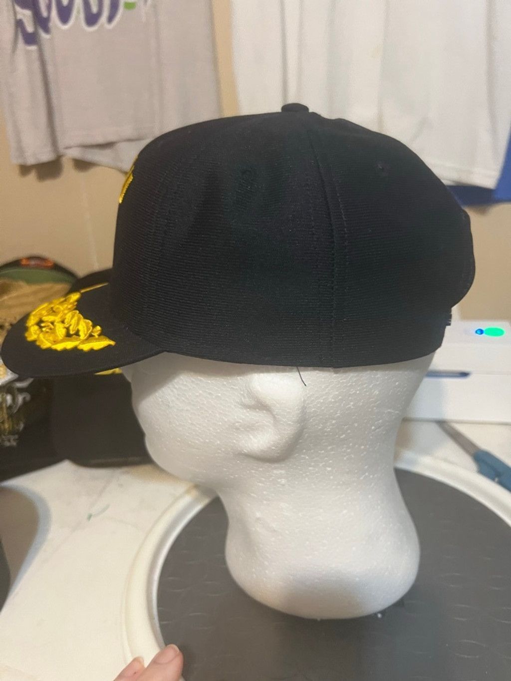 The Unbranded Brand Men's Unbranded Black MOMAU ELEVEN Snapback Hat One Size Size ONE SIZE - 2 Thumbnail