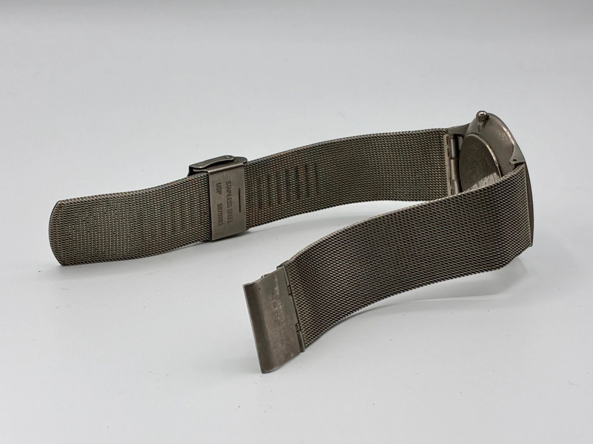 Skagen Skagen Denmark Titanium Blue Dial Quartz Mesh Bracelet Watch Size ONE SIZE - 3 Thumbnail