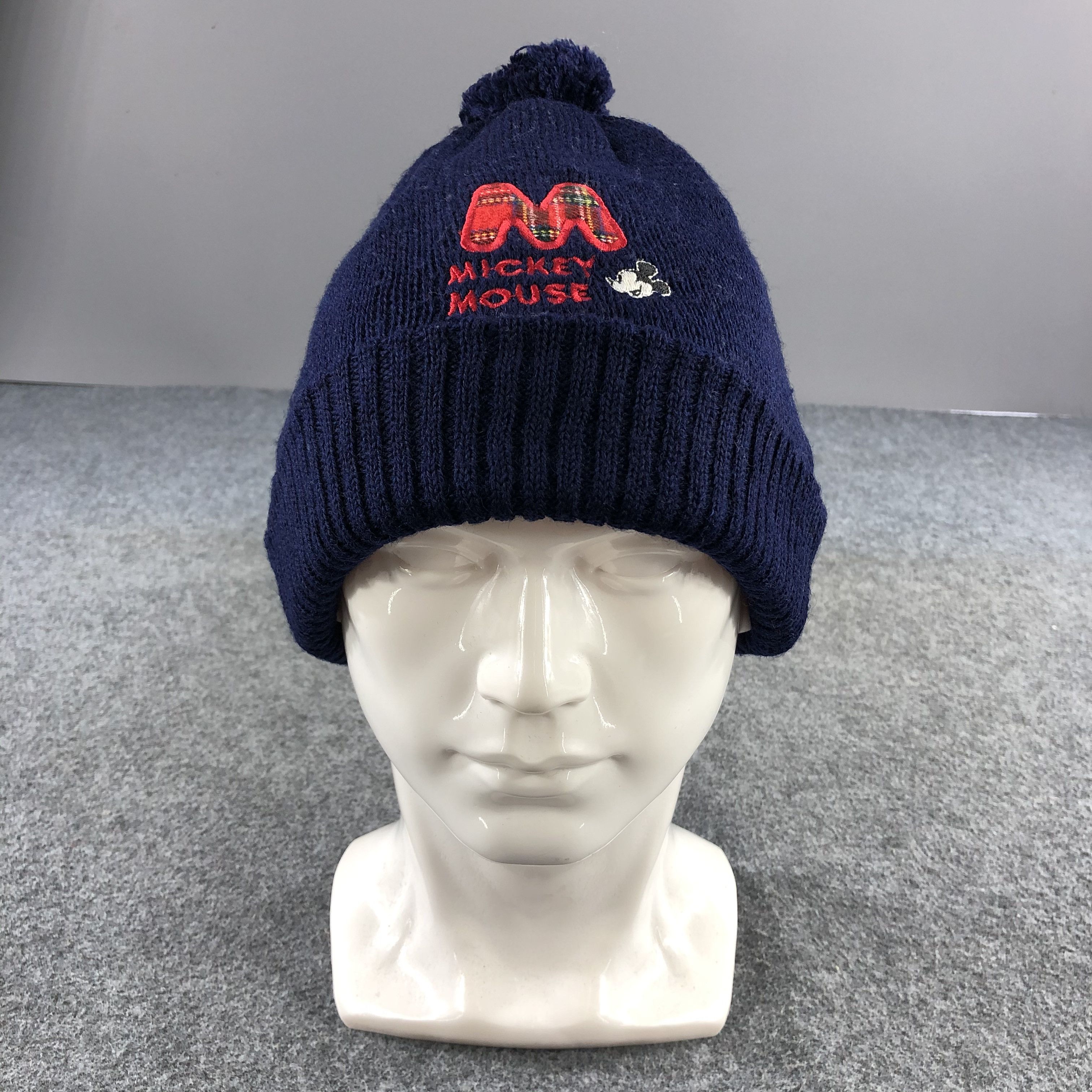 Mickey Mouse Mickey Mouse Bobble Wool Beanie Snowcap Snow Hat B474 Size ONE SIZE - 1 Thumbnail