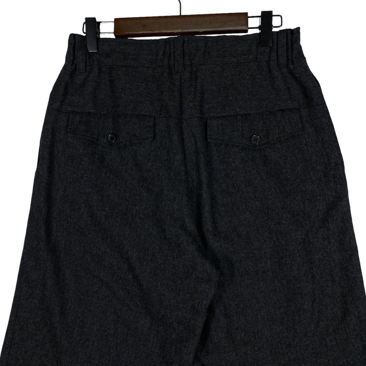 Issey Miyake Plantation Issey Miyake Wool Blend Wide Leg Cropped Pants Size 28" / US 6 / IT 42 - 5 Thumbnail