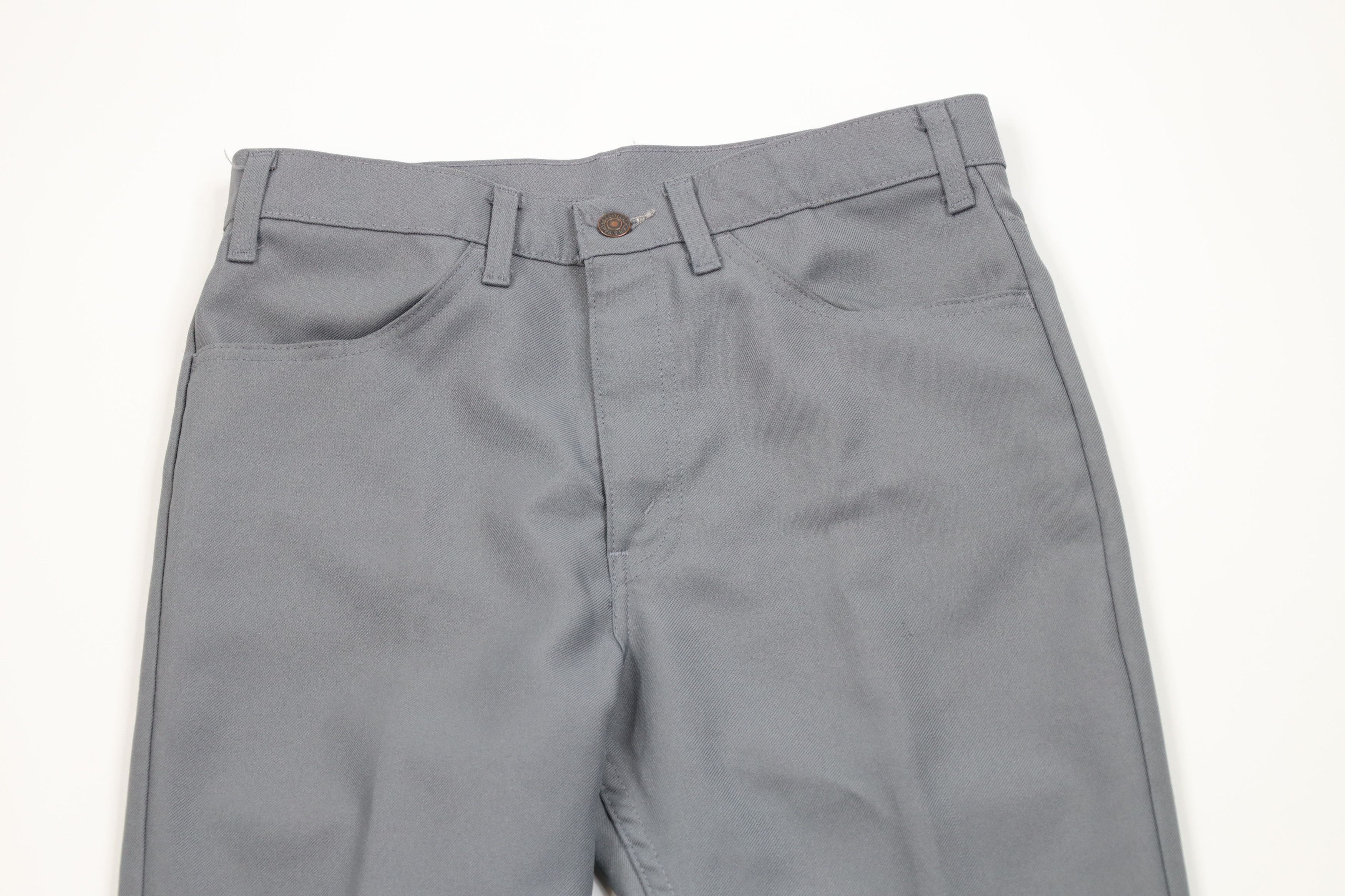 Levi's Vintage 70s Levis 517 Wide Leg Western Chino Pants Gray USA Size US 32 / EU 48 - 2 Thumbnail