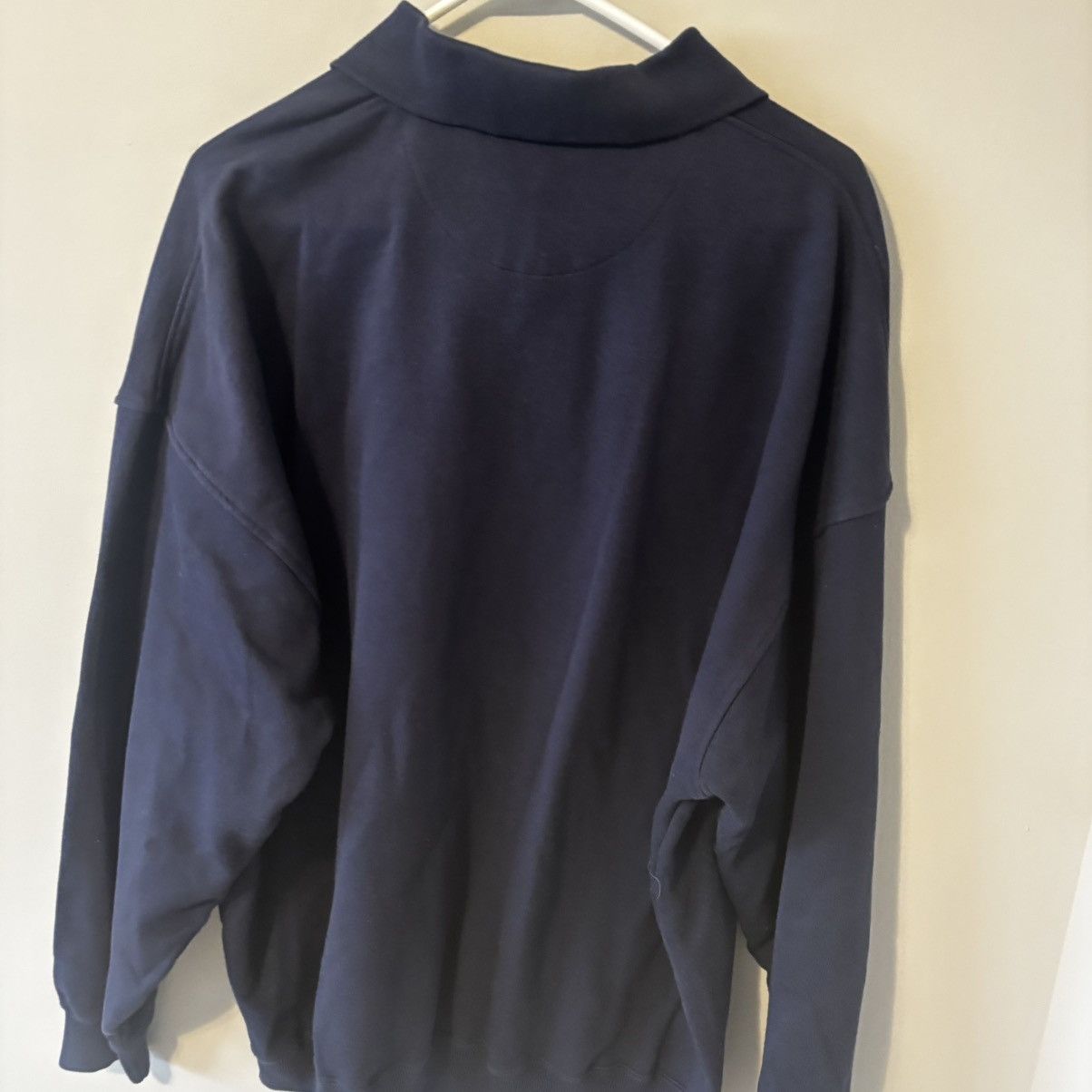 Vintage VTG 1990s Slazenger Navy Rugby Sweatshirt Size US XXL / EU 58 / 5 - 4 Thumbnail