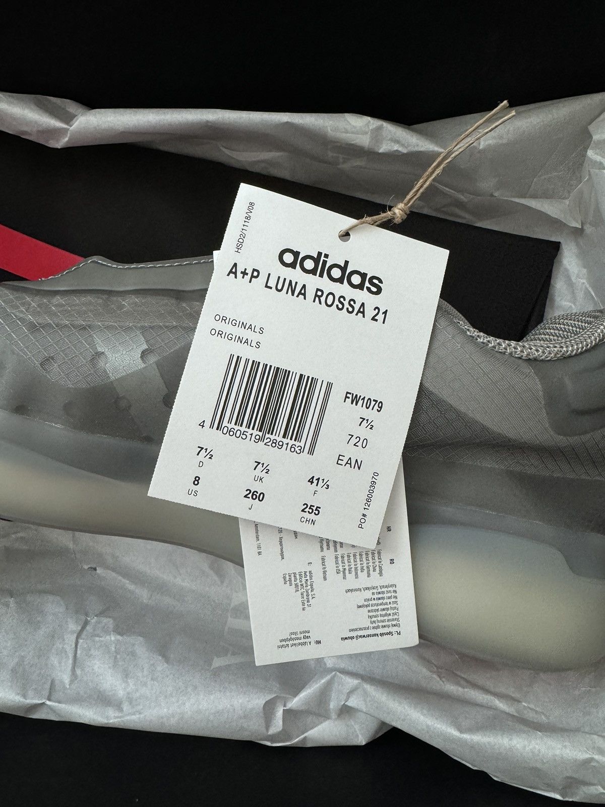 Adidas × Prada 690$ Adidas x Prada Luna Rossa Gunmetal Grey Size US 8 / EU 41 - 10 Thumbnail